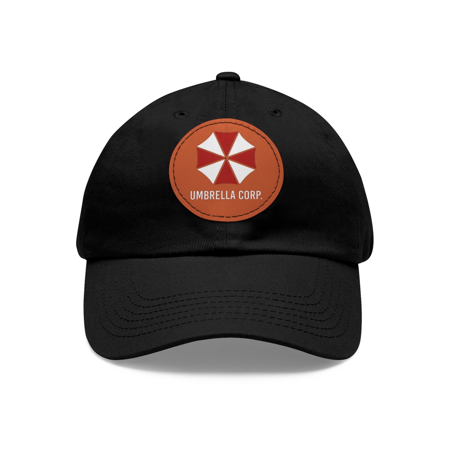 Resident Evil Umbrella Corp. Hat with Leather Patch (Round)