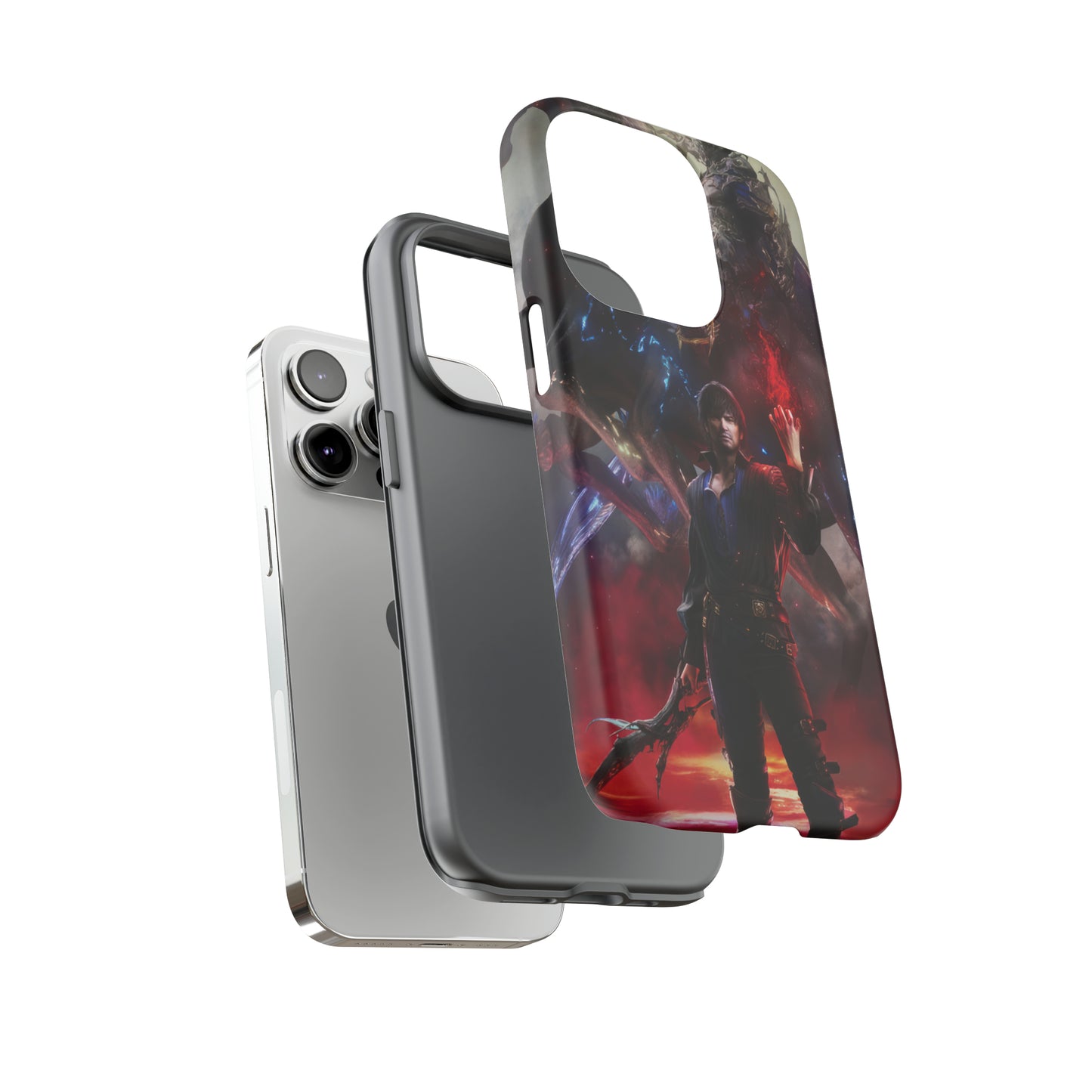 Final Fantasy XVI Barnabas Tharmr | Enhance Tough Phone Cases for iPhone 11-15 Pro Max / Samsung S21 - 23 Ultra / Pixel 5 - 7