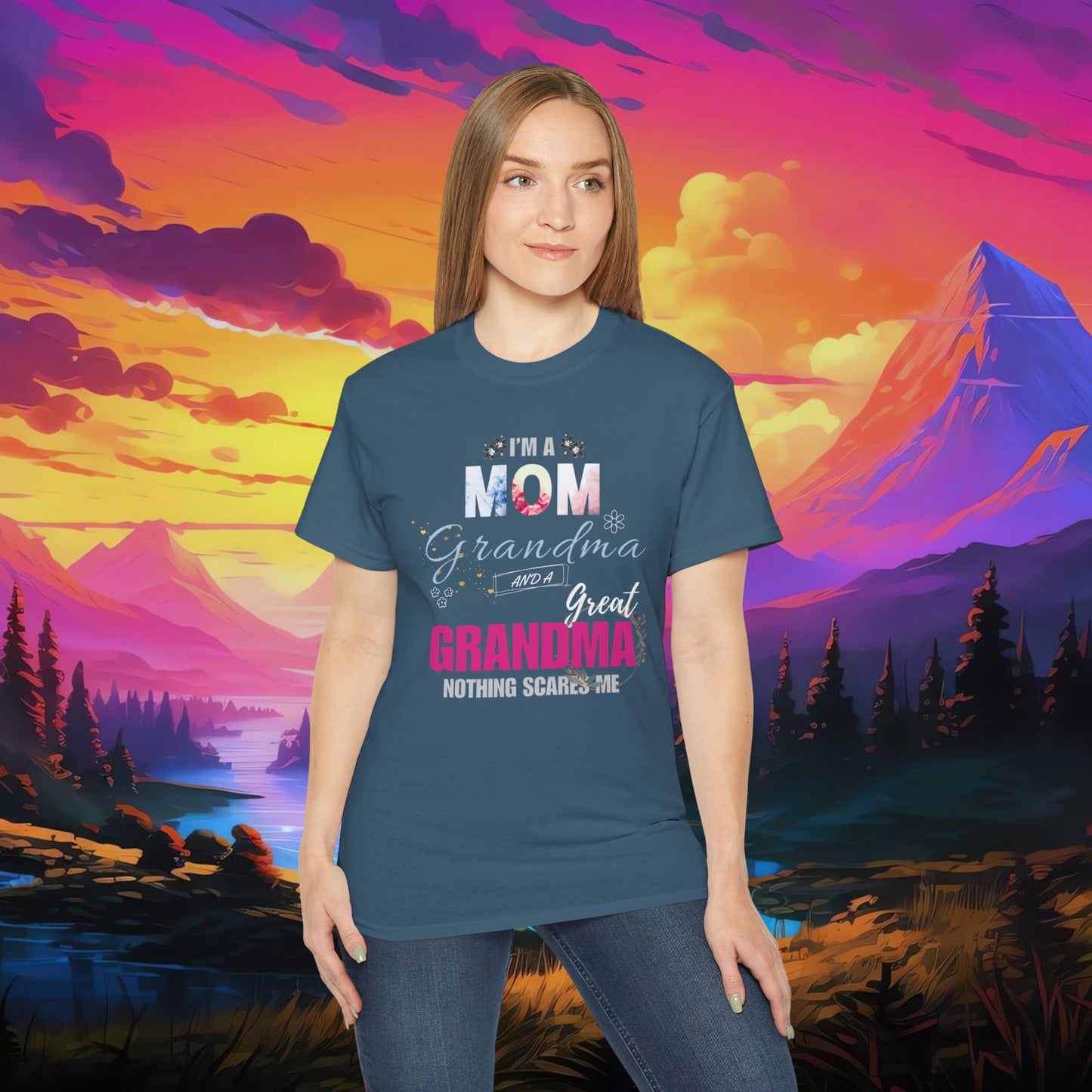 I'm A Mom Grandma Unisex Ultra Cotton Tee