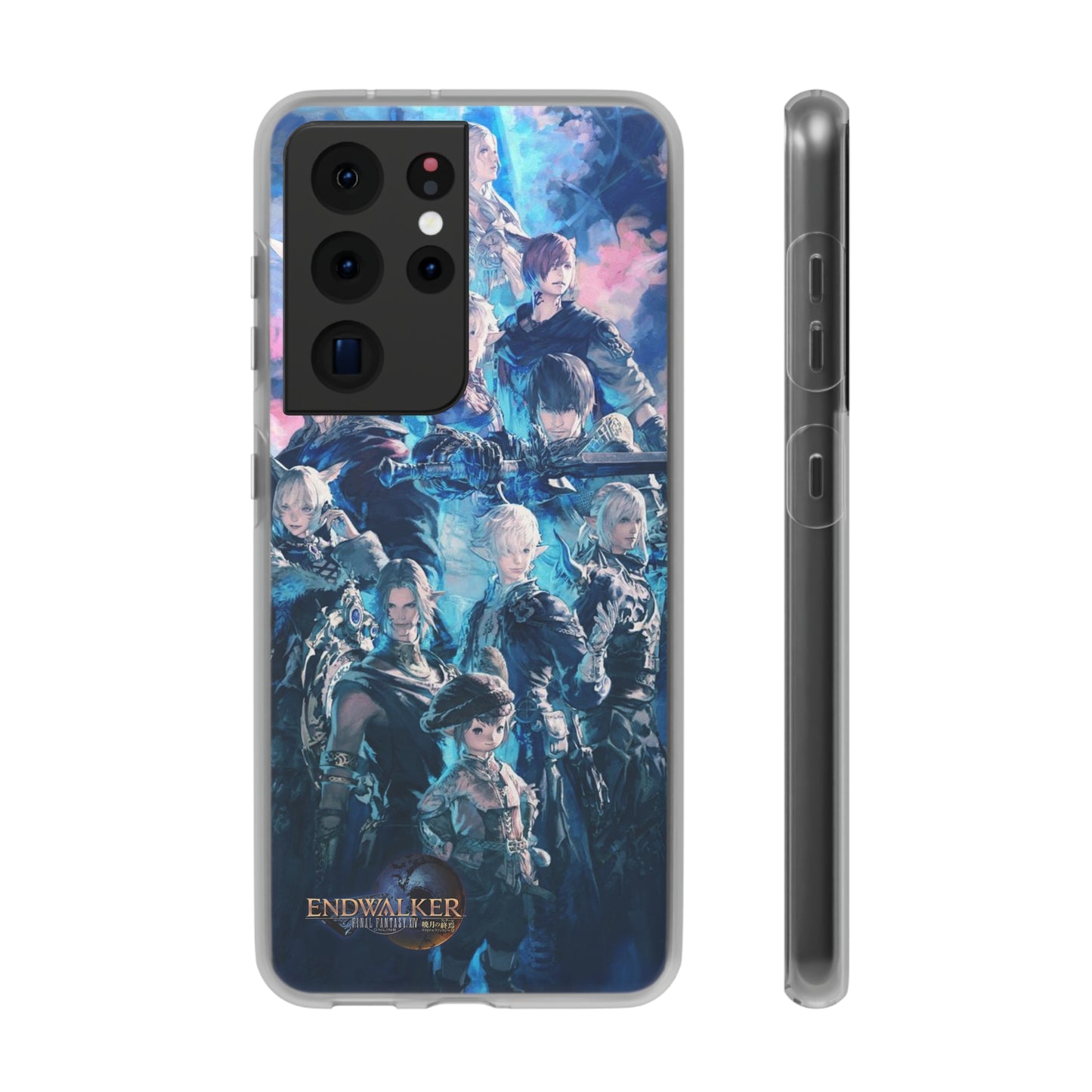 Final Fantasy XIV Endwalker | Flexible Phone Case | Iphone 11-14 Pro Max | Samsung 21-23 Ultra