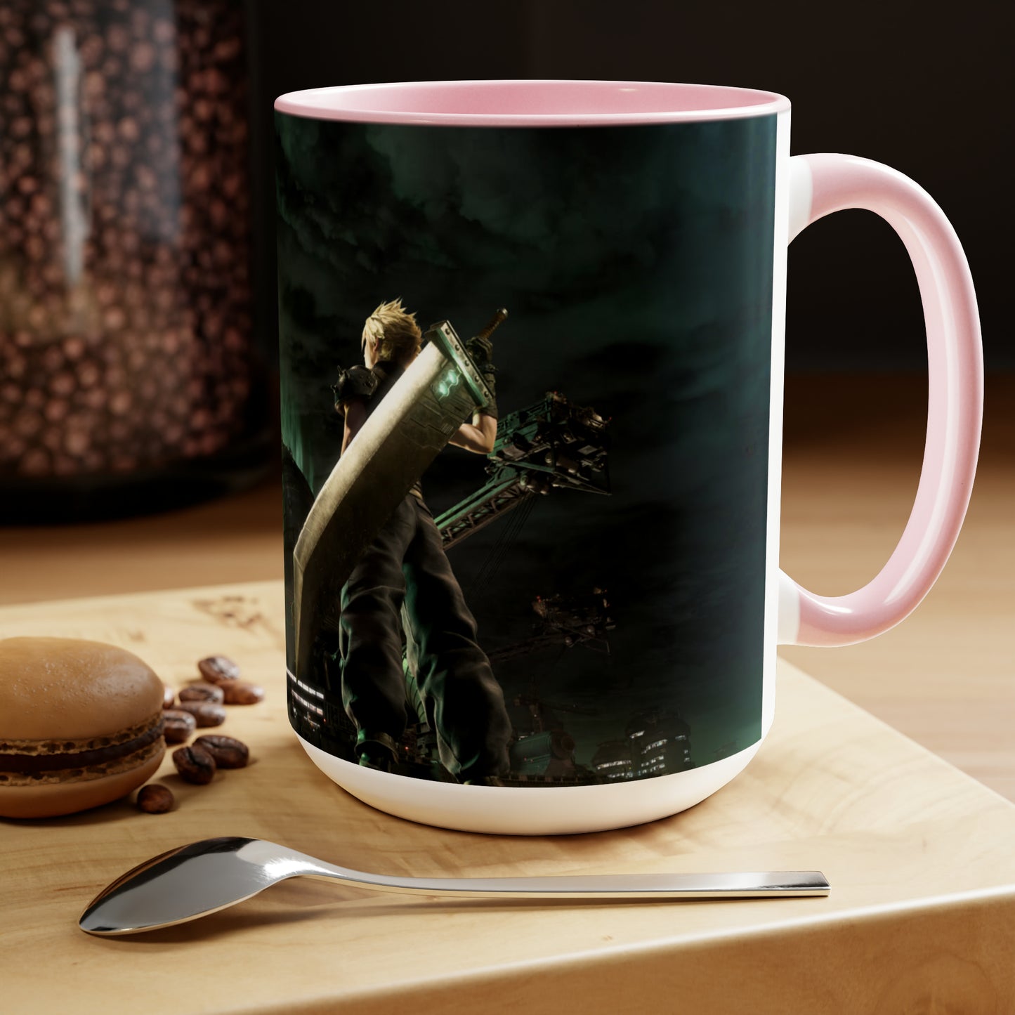 Final Fantasy VII Remake Two-Tone Coffee Mugs, 15oz