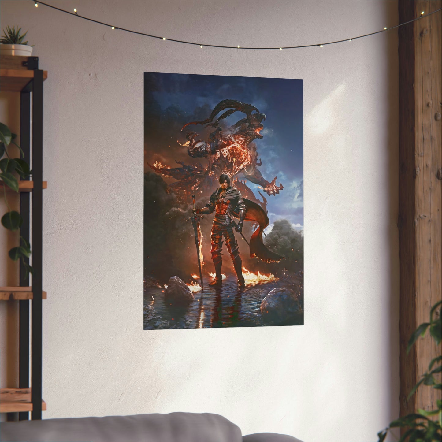 Final Fantasy XVI Clive Rosfield Matte Vertical Game Posters