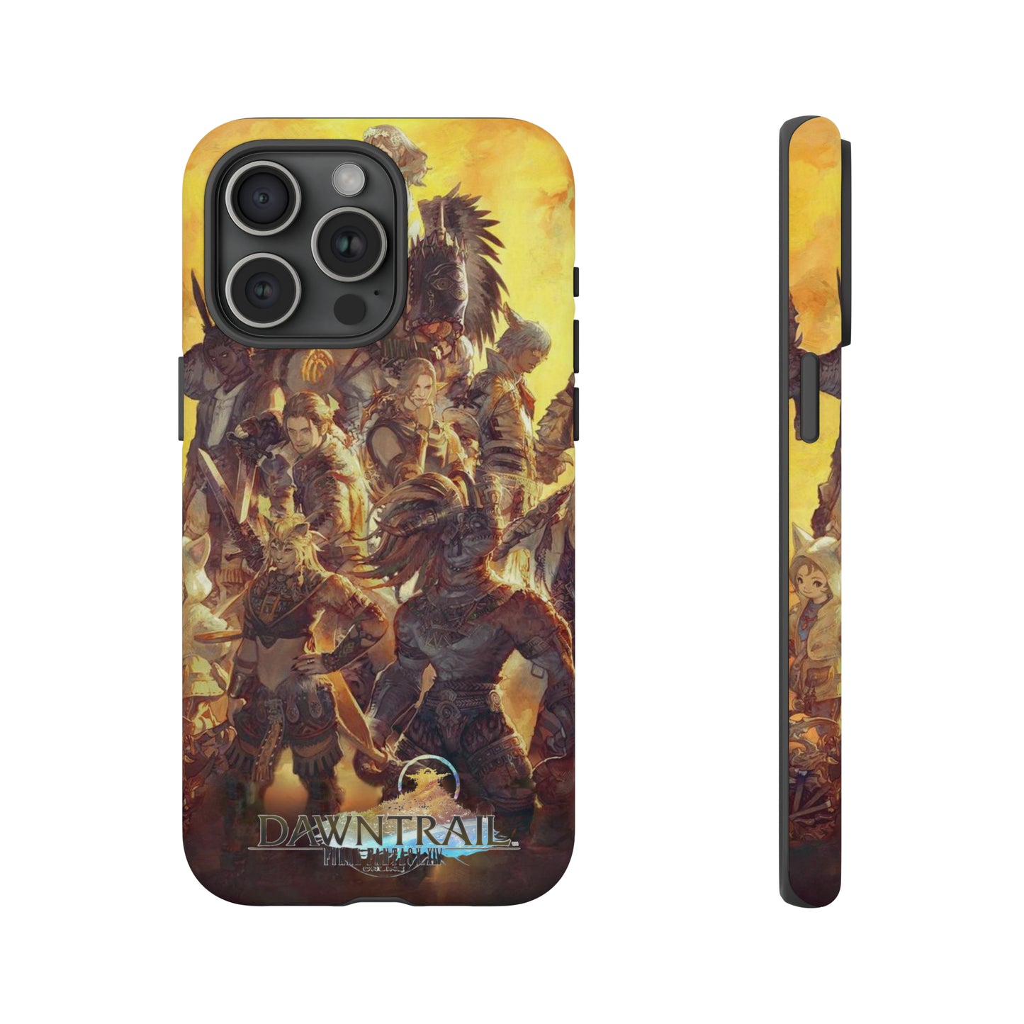 Final Fantasy XIV Dawntrail | Enhance Tough Phone Cases for iPhone 11-15 Pro Max / Samsung S21 - 23 Ultra / Pixel 5 - 7