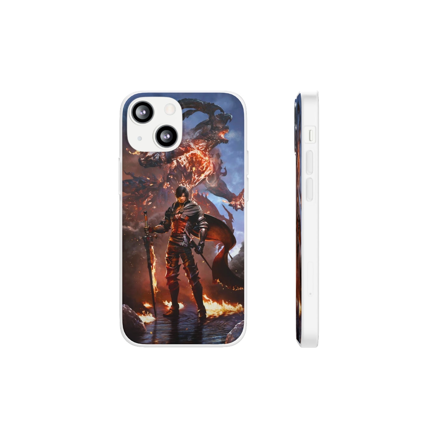 Final Fantasy XVI Clive Rosfield | Flexible Phone Case | Iphone 11-14 Pro Max | Samsung 21-23 Ultra | Gift Packages Choice