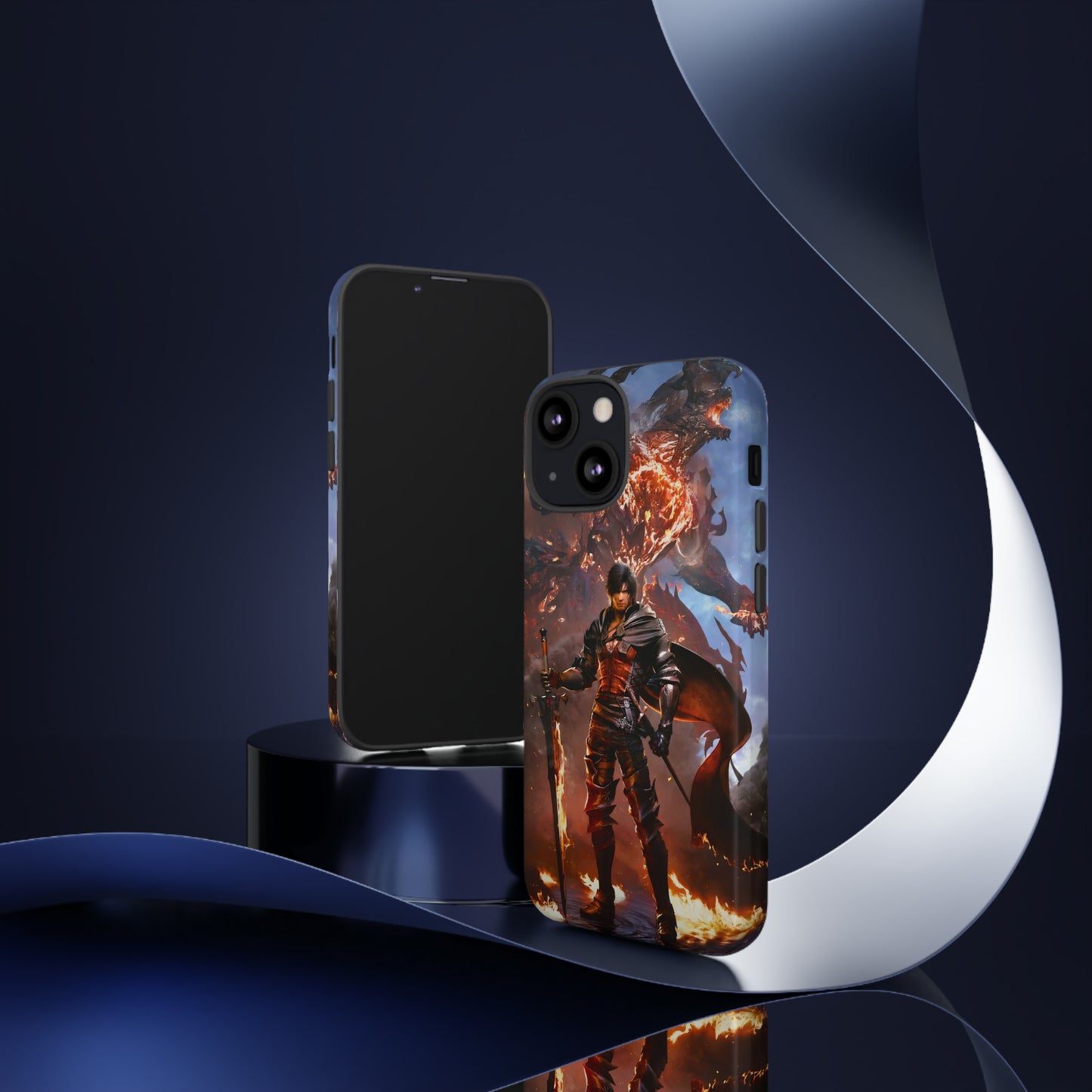 Final Fantasy XVI | Clive Rosfield | Enhance Tough Phone Cases for iPhone 11-15 Pro Max / Samsung S21 - 23 Ultra / Pixel 5 - 7