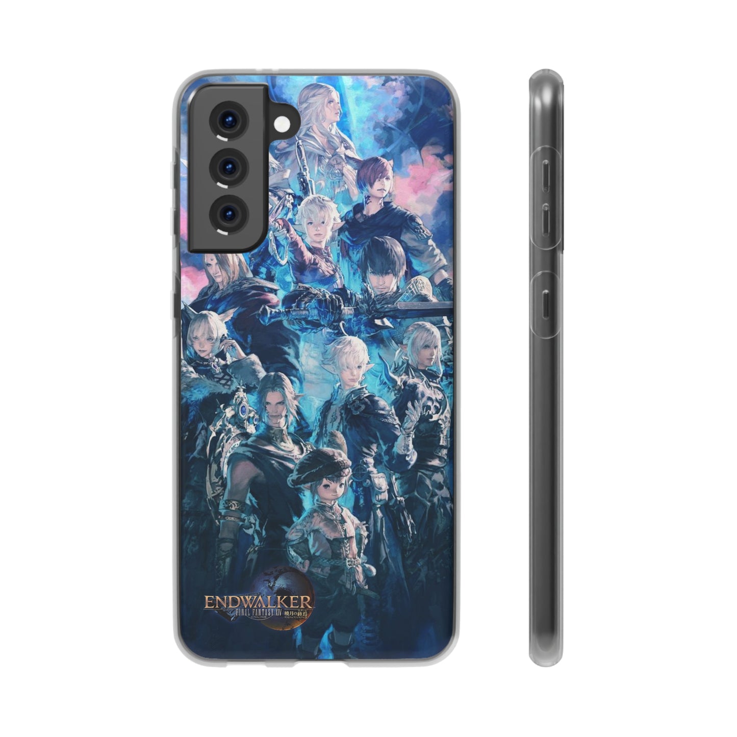 Final Fantasy XIV Endwalker | Flexible Phone Case | Iphone 11-14 Pro Max | Samsung 21-23 Ultra