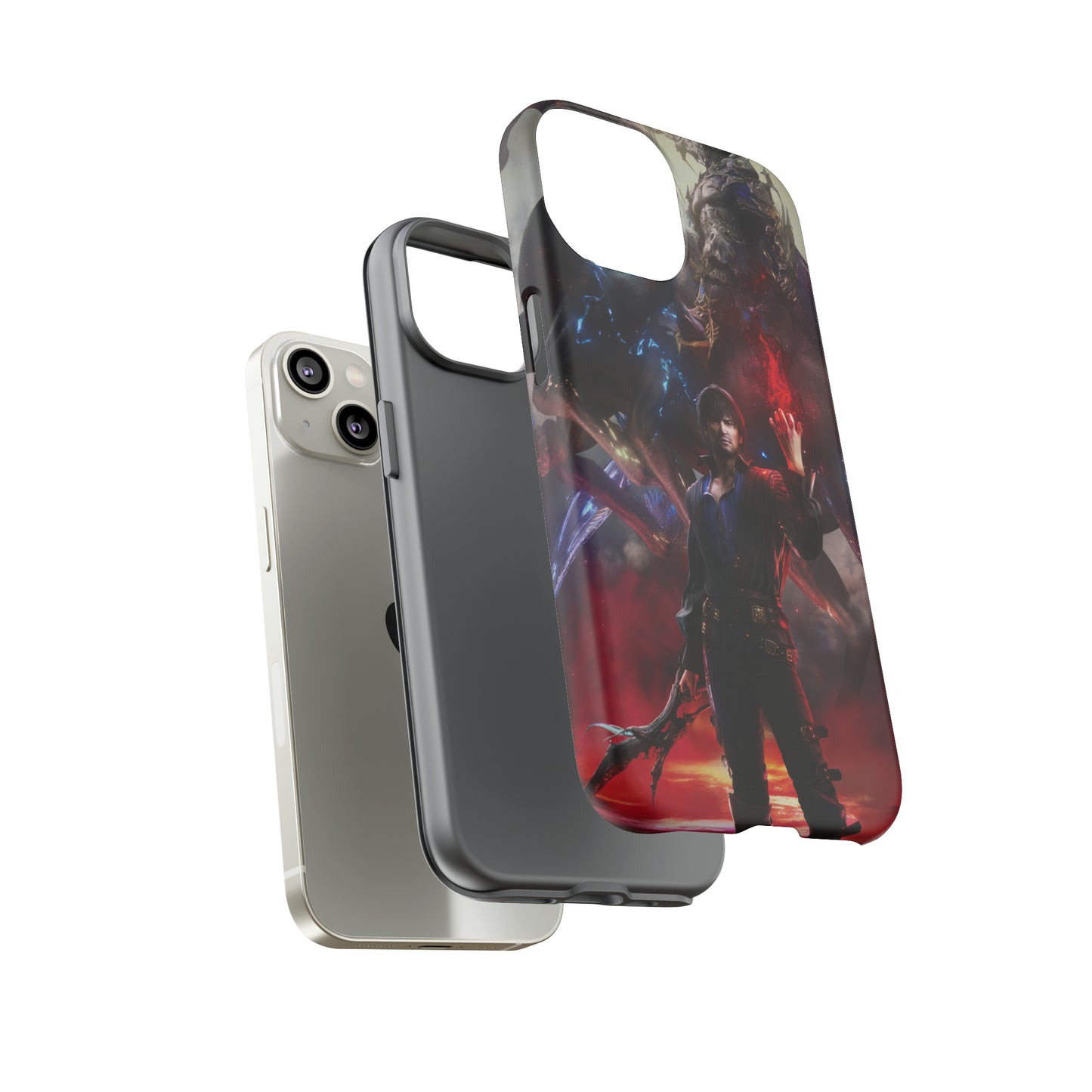 Final Fantasy XVI Barnabas Tharmr | Enhance Tough Phone Cases for iPhone 11-15 Pro Max / Samsung S21 - 23 Ultra / Pixel 5 - 7