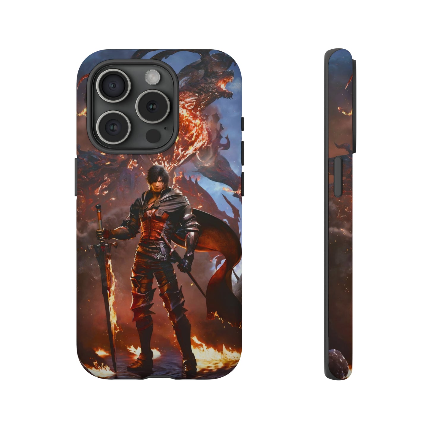 Final Fantasy XVI | Clive Rosfield | Enhance Tough Phone Cases for iPhone 11-15 Pro Max / Samsung S21 - 23 Ultra / Pixel 5 - 7