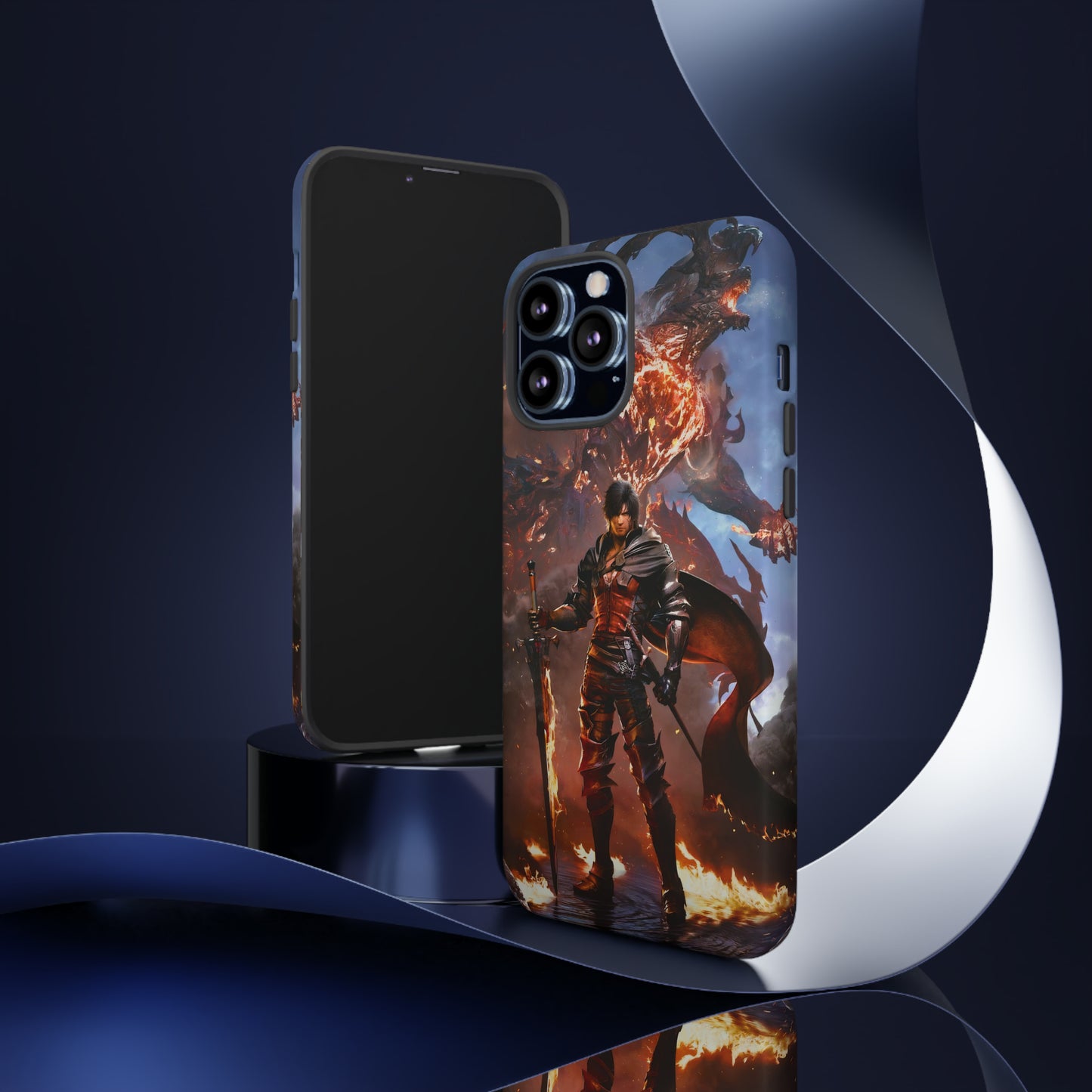 Final Fantasy XVI | Clive Rosfield | Enhance Tough Phone Cases for iPhone 11-15 Pro Max / Samsung S21 - 23 Ultra / Pixel 5 - 7