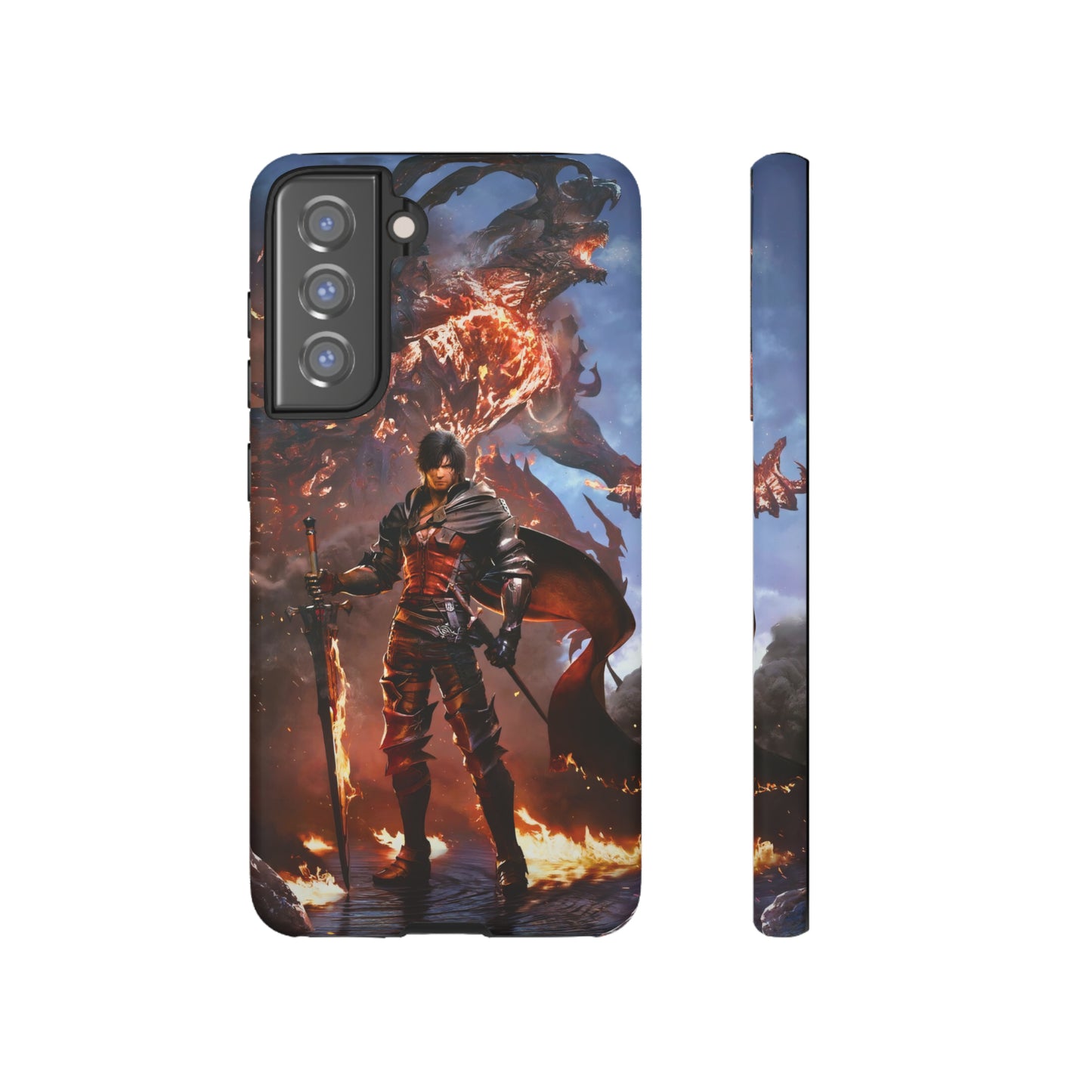 Final Fantasy XVI | Clive Rosfield | Enhance Tough Phone Cases for iPhone 11-15 Pro Max / Samsung S21 - 23 Ultra / Pixel 5 - 7