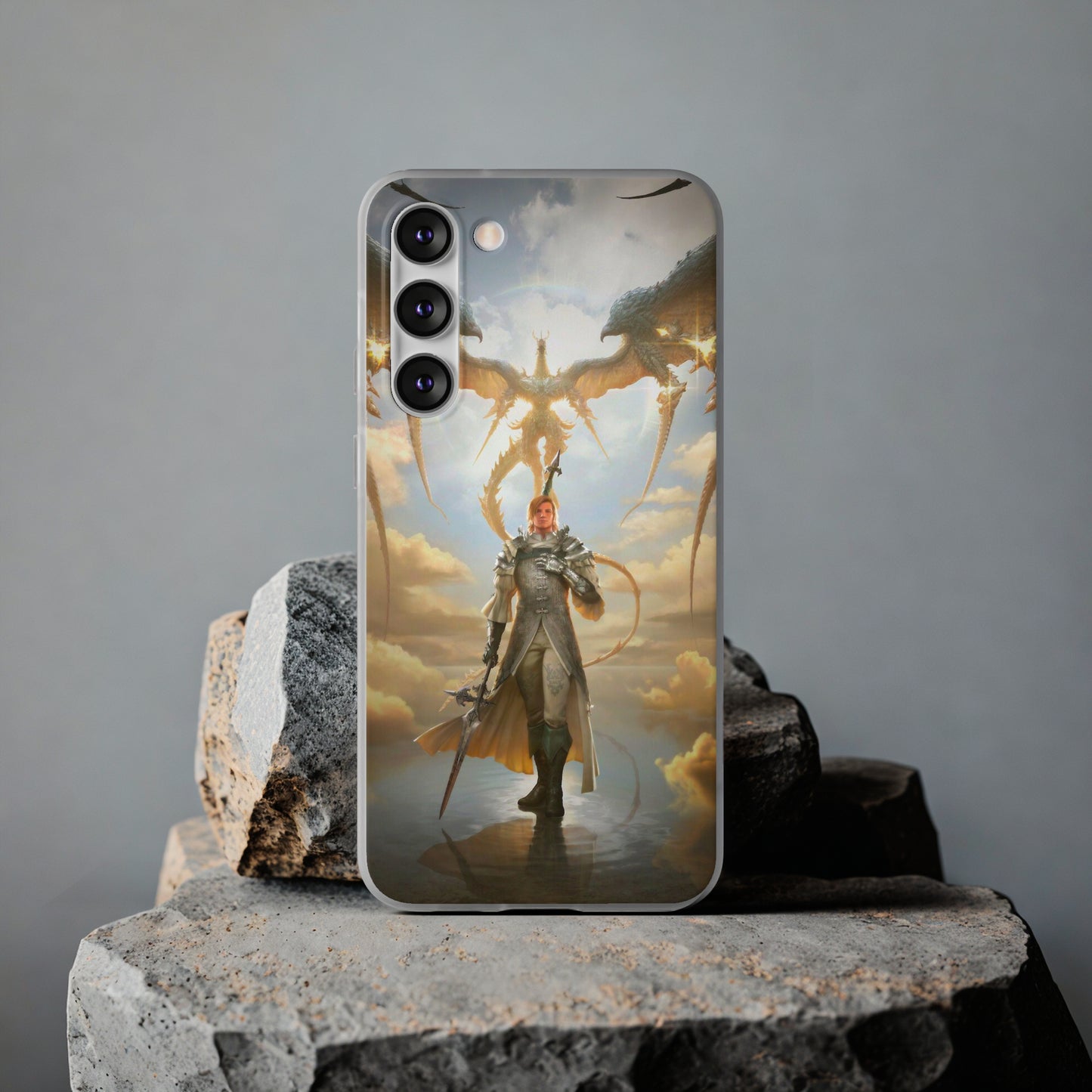 Final Fantasy XVI Dion Lesage | Flexible Phone Case | Iphone 11-14 Pro Max | Samsung 21-23 Ultra | Gift Packages Choice