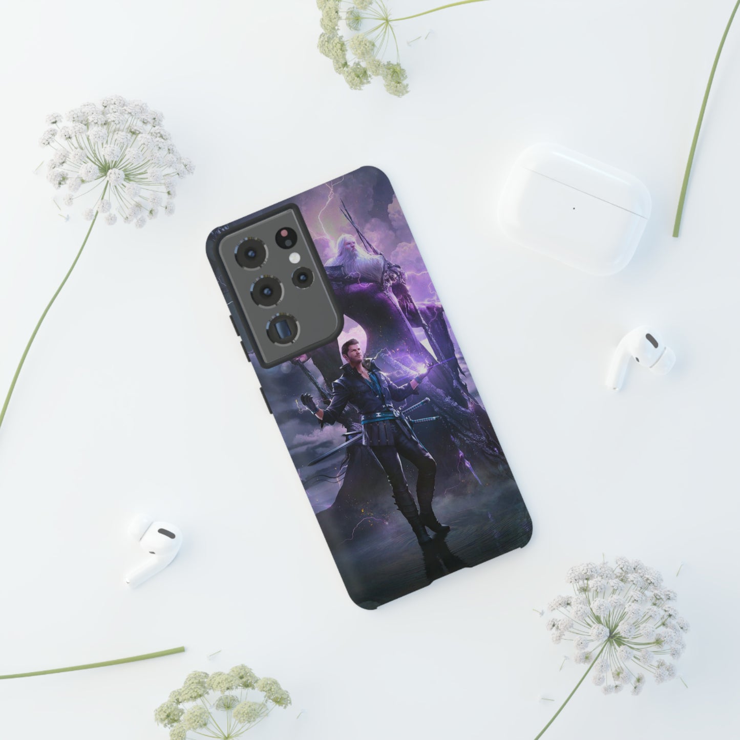 Final Fantasy XVI | Cidolfus Telamon | Enhance Tough Phone Cases for iPhone 11-15 Pro Max / Samsung S21 - 23 Ultra / Pixel 5 - 7