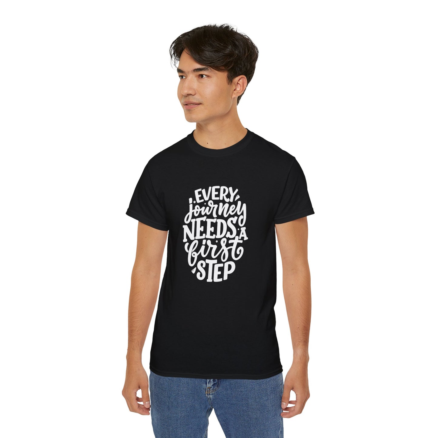 Every Journey Need First Step Unisex Ultra Cotton Tee