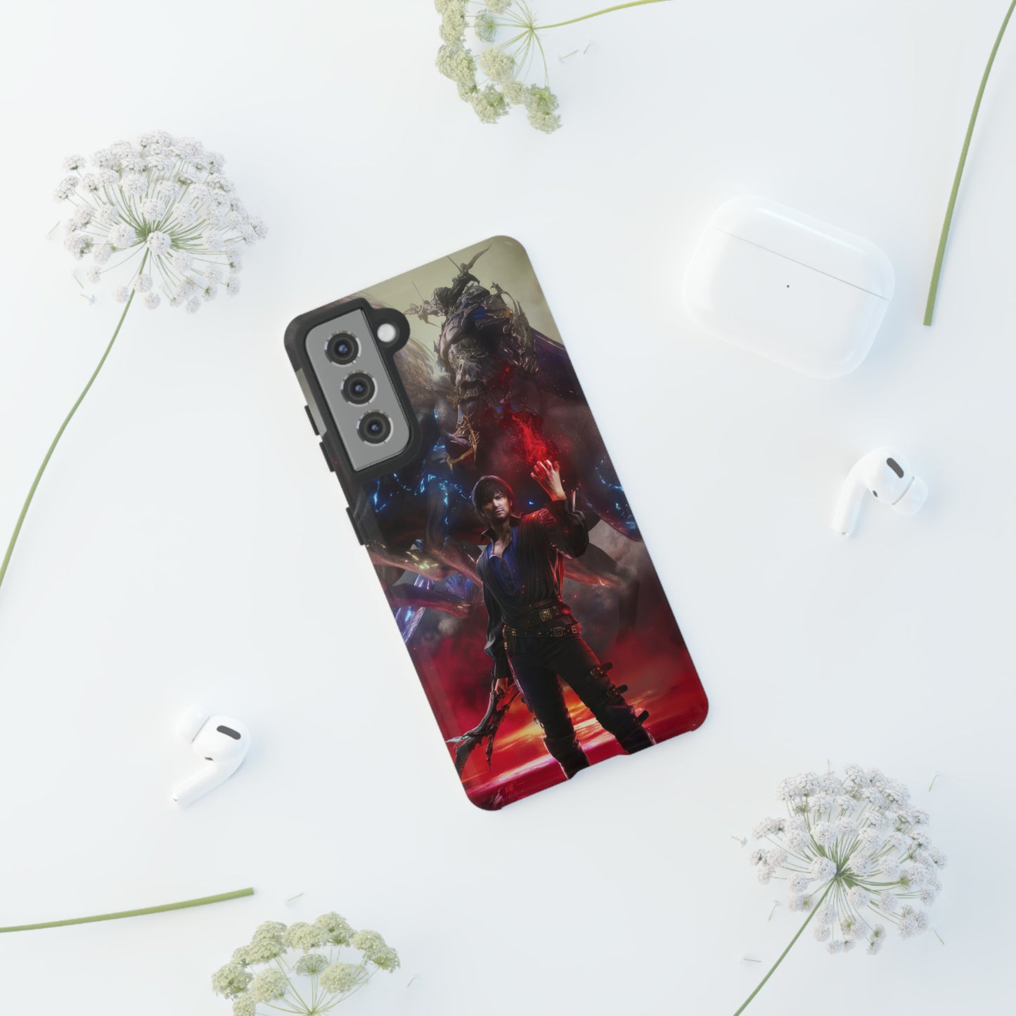 Final Fantasy XVI Barnabas Tharmr | Enhance Tough Phone Cases for iPhone 11-15 Pro Max / Samsung S21 - 23 Ultra / Pixel 5 - 7