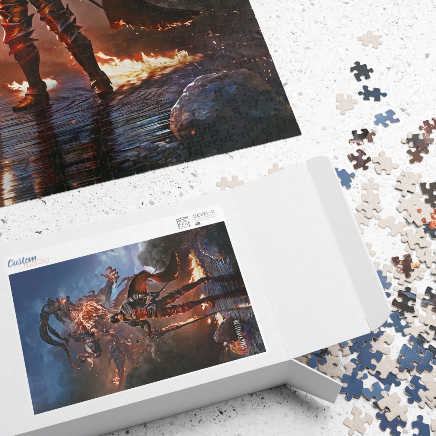 Final Fantasy XVI Clive Rosfield Art Jigsaws Puzzle (252,520,1014-piece) Game Gift | Gamer gift