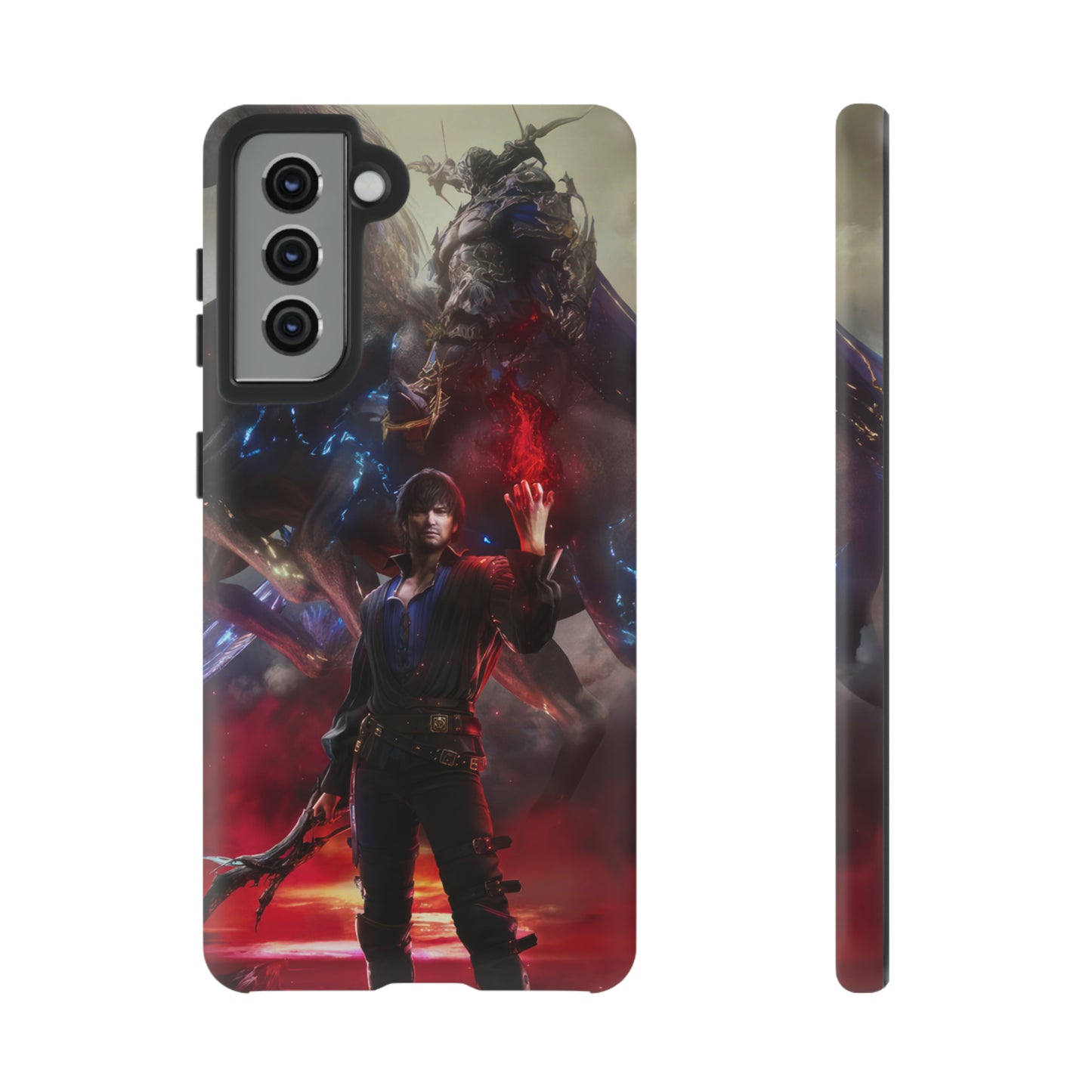 Final Fantasy XVI Barnabas Tharmr | Enhance Tough Phone Cases for iPhone 11-15 Pro Max / Samsung S21 - 23 Ultra / Pixel 5 - 7