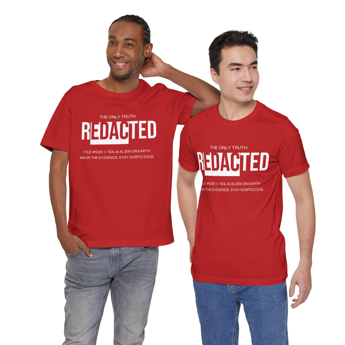 Redacted — Statement Tee | File #009