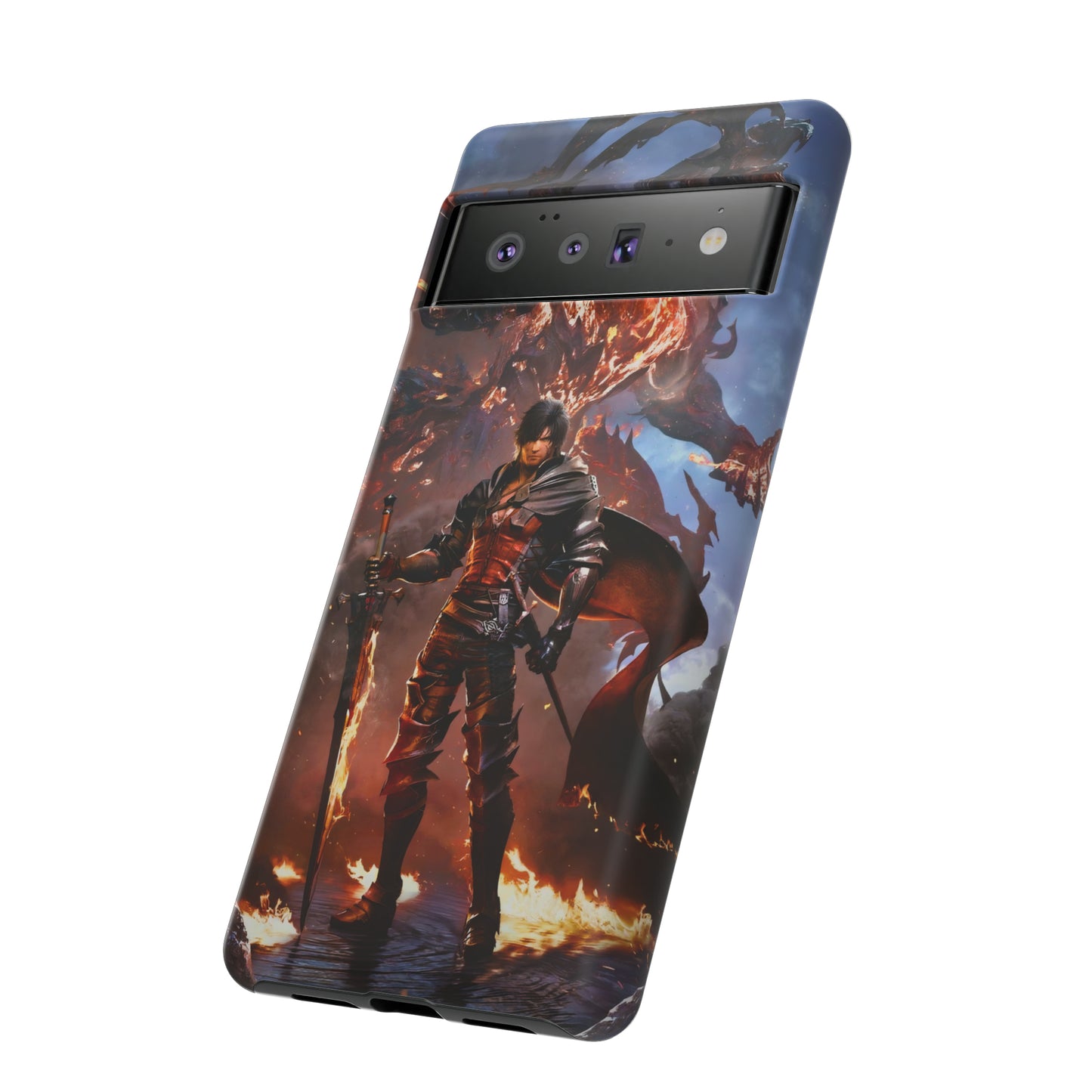 Final Fantasy XVI | Clive Rosfield | Enhance Tough Phone Cases for iPhone 11-15 Pro Max / Samsung S21 - 23 Ultra / Pixel 5 - 7