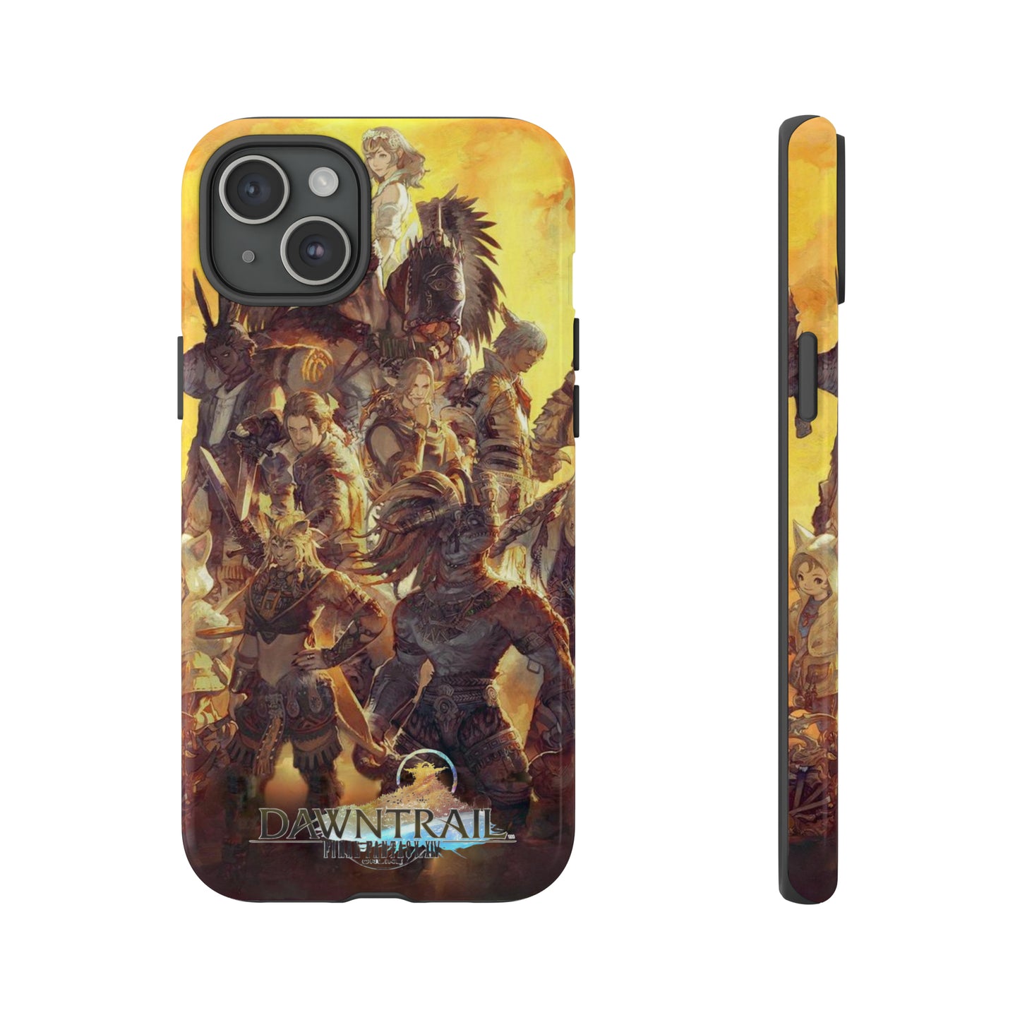 Final Fantasy XIV Dawntrail | Enhance Tough Phone Cases for iPhone 11-15 Pro Max / Samsung S21 - 23 Ultra / Pixel 5 - 7