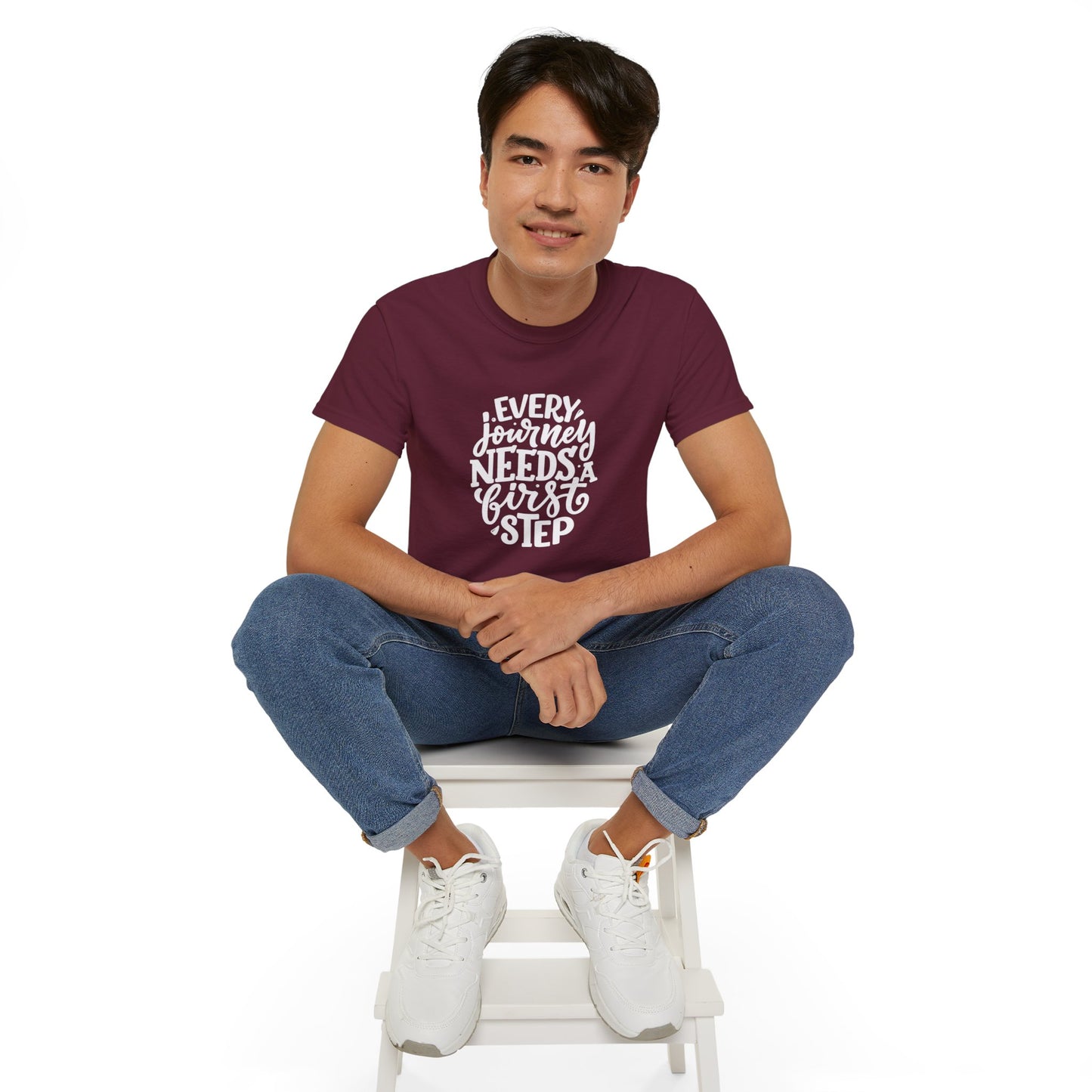 Every Journey Need First Step Unisex Ultra Cotton Tee