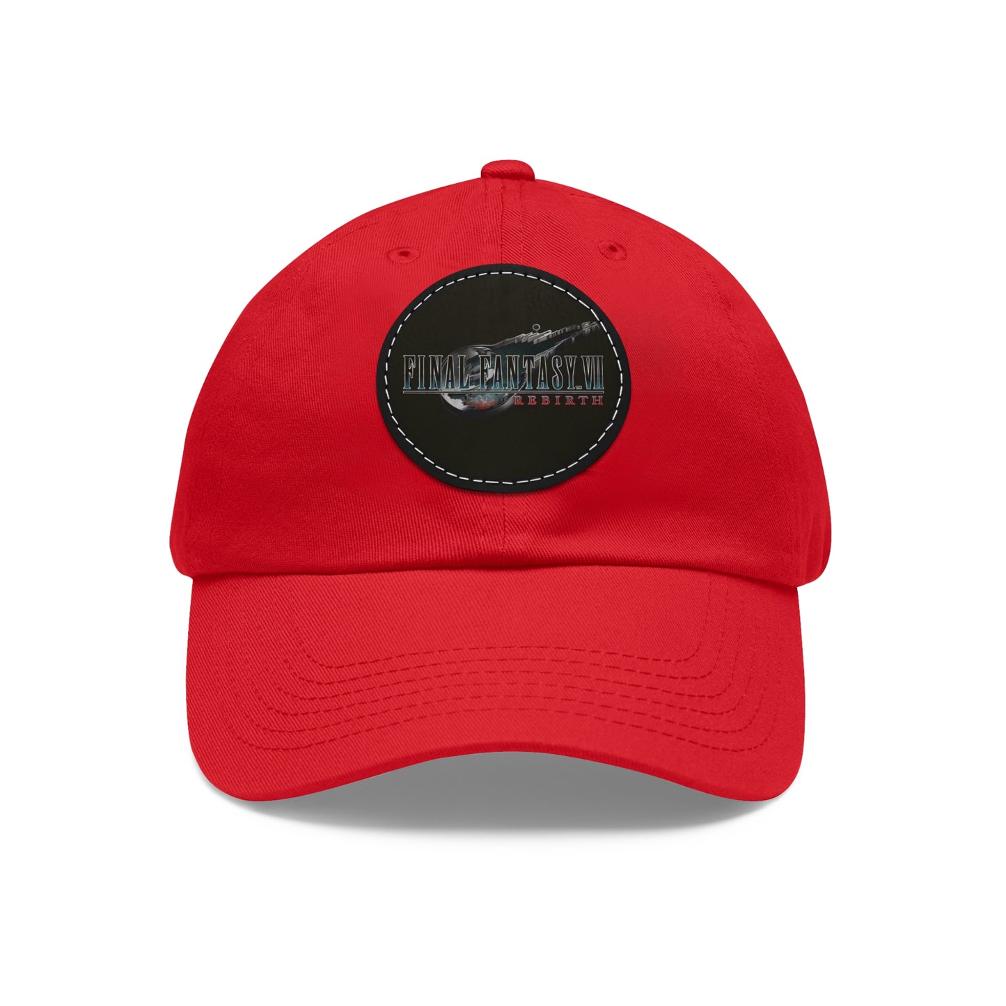 Final Fantasy VII Remake Rebirth Hat with Leather Patch (Round)