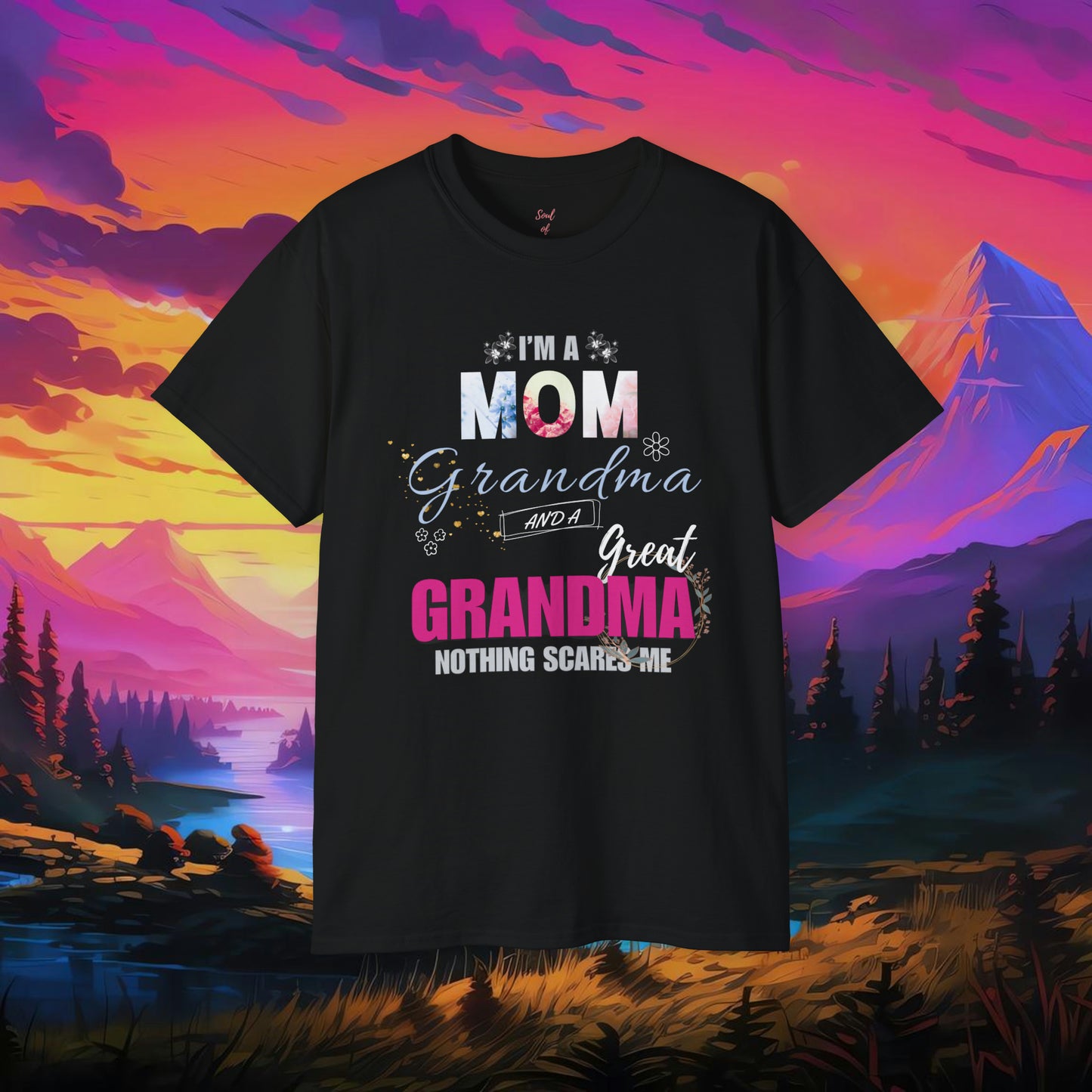 I'm A Mom Grandma Unisex Ultra Cotton Tee