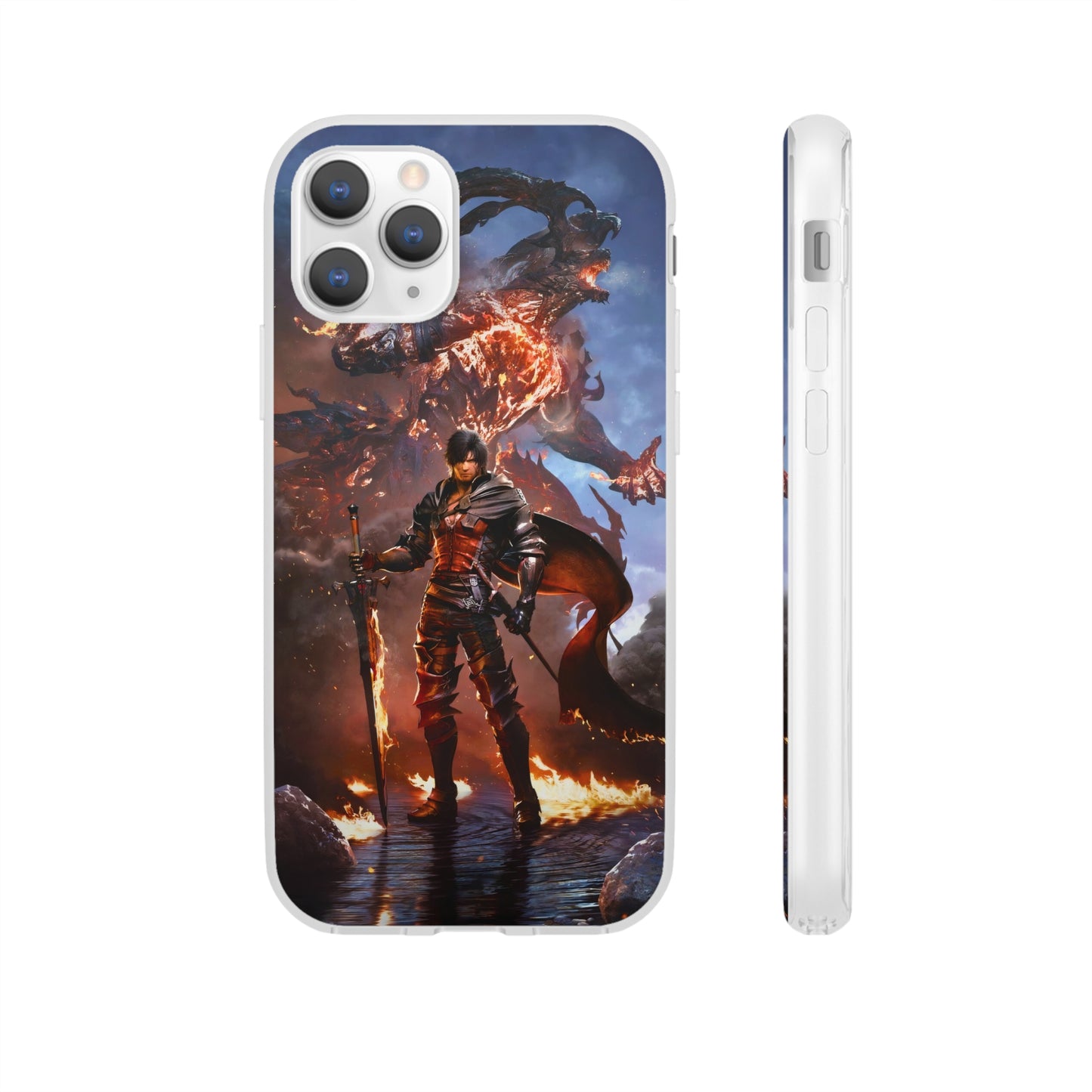 Final Fantasy XVI Clive Rosfield | Flexible Phone Case | Iphone 11-14 Pro Max | Samsung 21-23 Ultra | Gift Packages Choice