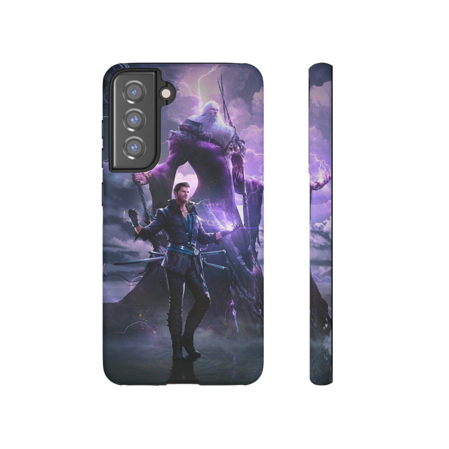 Final Fantasy XVI | Cidolfus Telamon | Enhance Tough Phone Cases for iPhone 11-15 Pro Max / Samsung S21 - 23 Ultra / Pixel 5 - 7