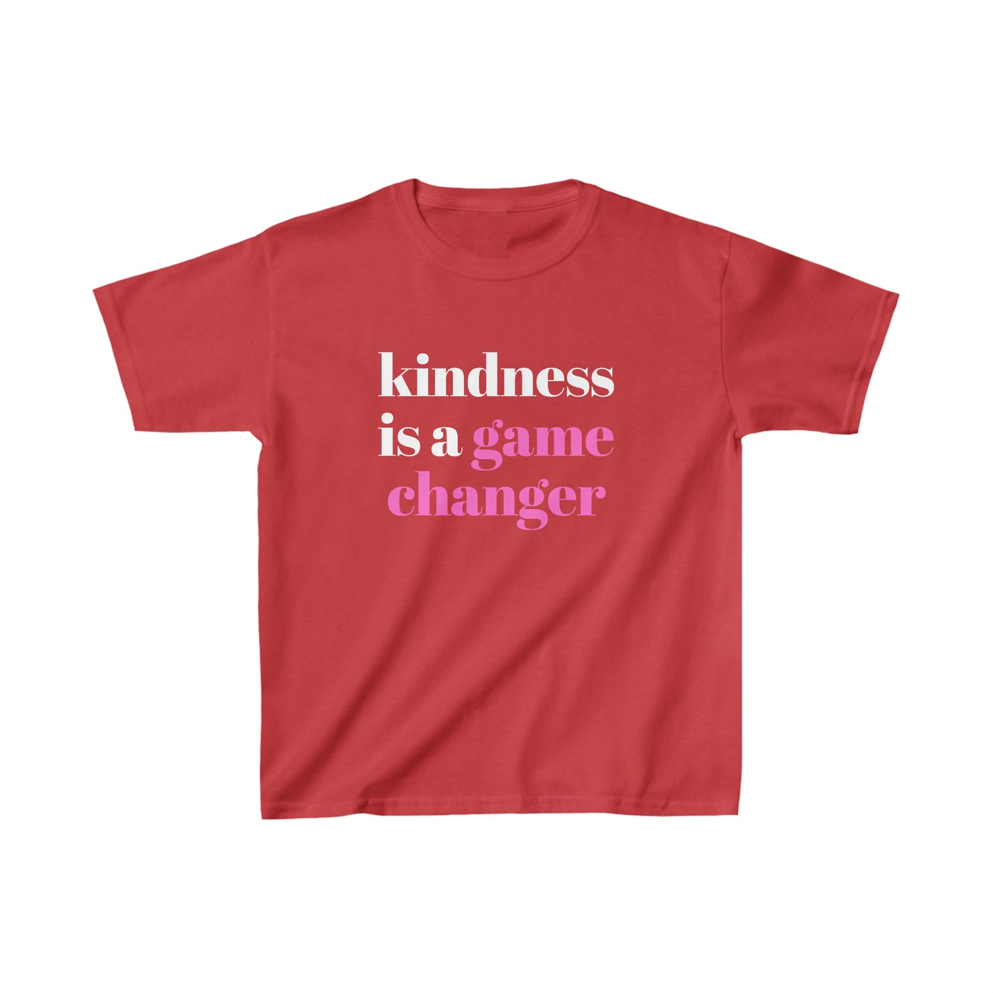 Kindness Is A Game Changer Kids Heavy Cotton™ Tee