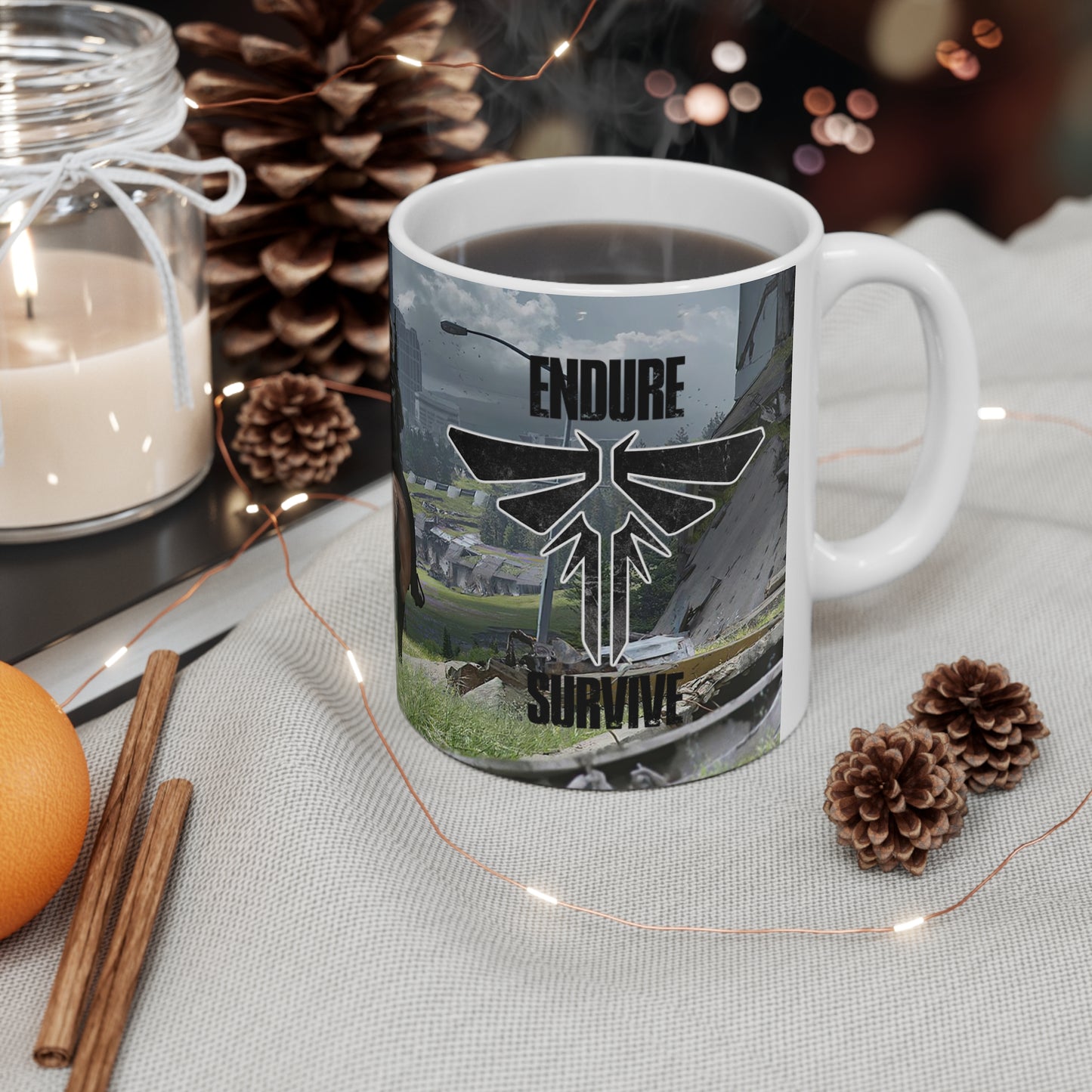 The Last Of Us Endure & Survive Ceramic Mug 11oz