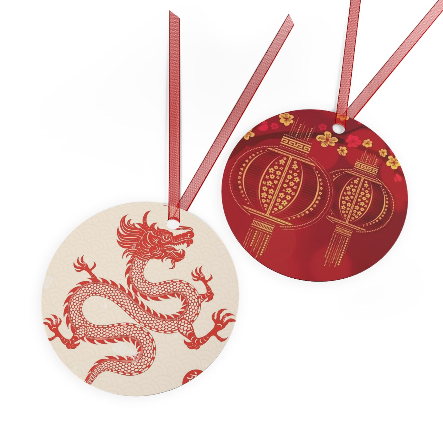 Chinese New Year | Dragon Year | Metal Ornaments