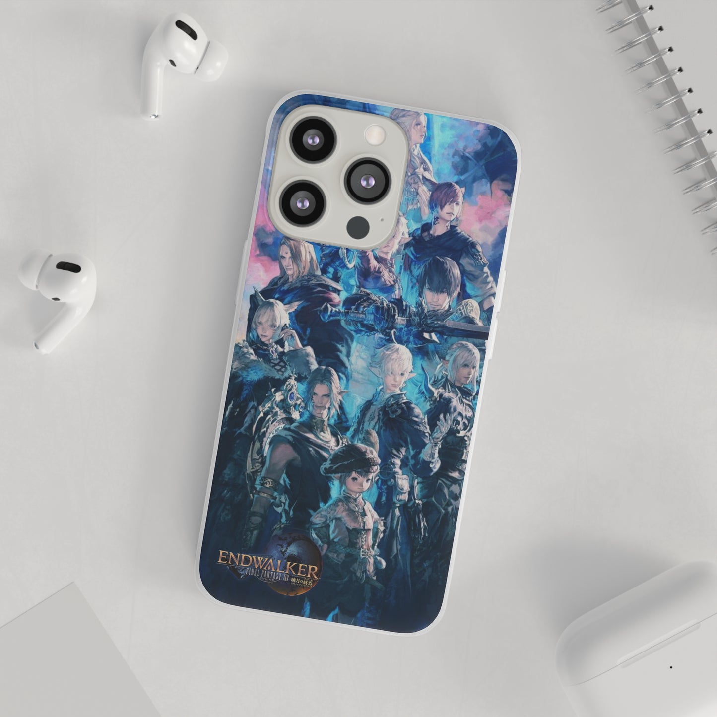 Final Fantasy XIV Endwalker | Flexible Phone Case | Iphone 11-14 Pro Max | Samsung 21-23 Ultra