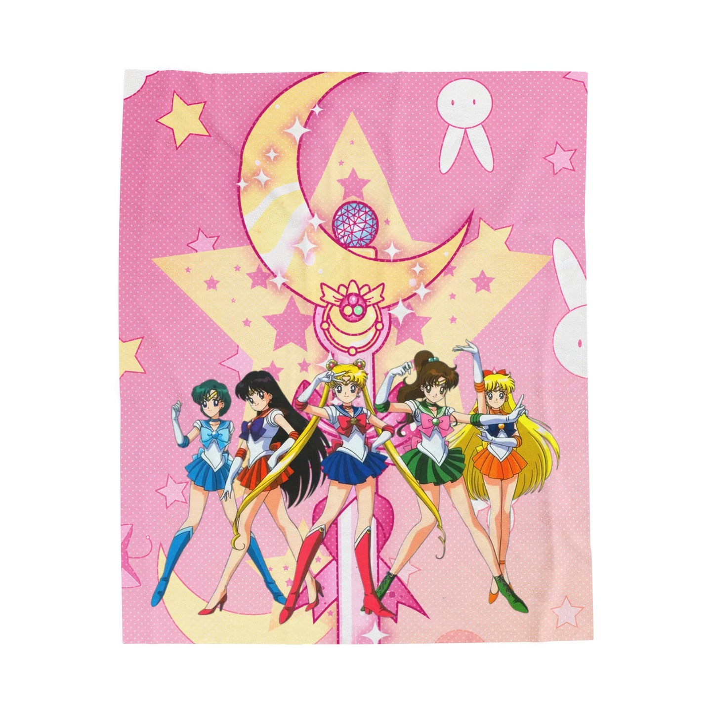 Sailor moon Velveteen Plush Blanket