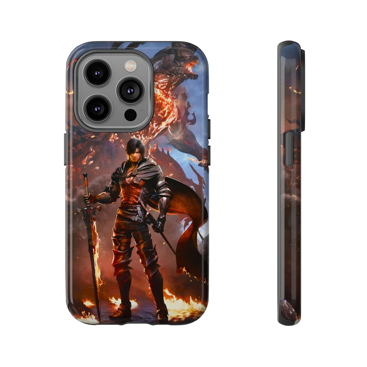 Final Fantasy XVI | Clive Rosfield | Enhance Tough Phone Cases for iPhone 11-15 Pro Max / Samsung S21 - 23 Ultra / Pixel 5 - 7