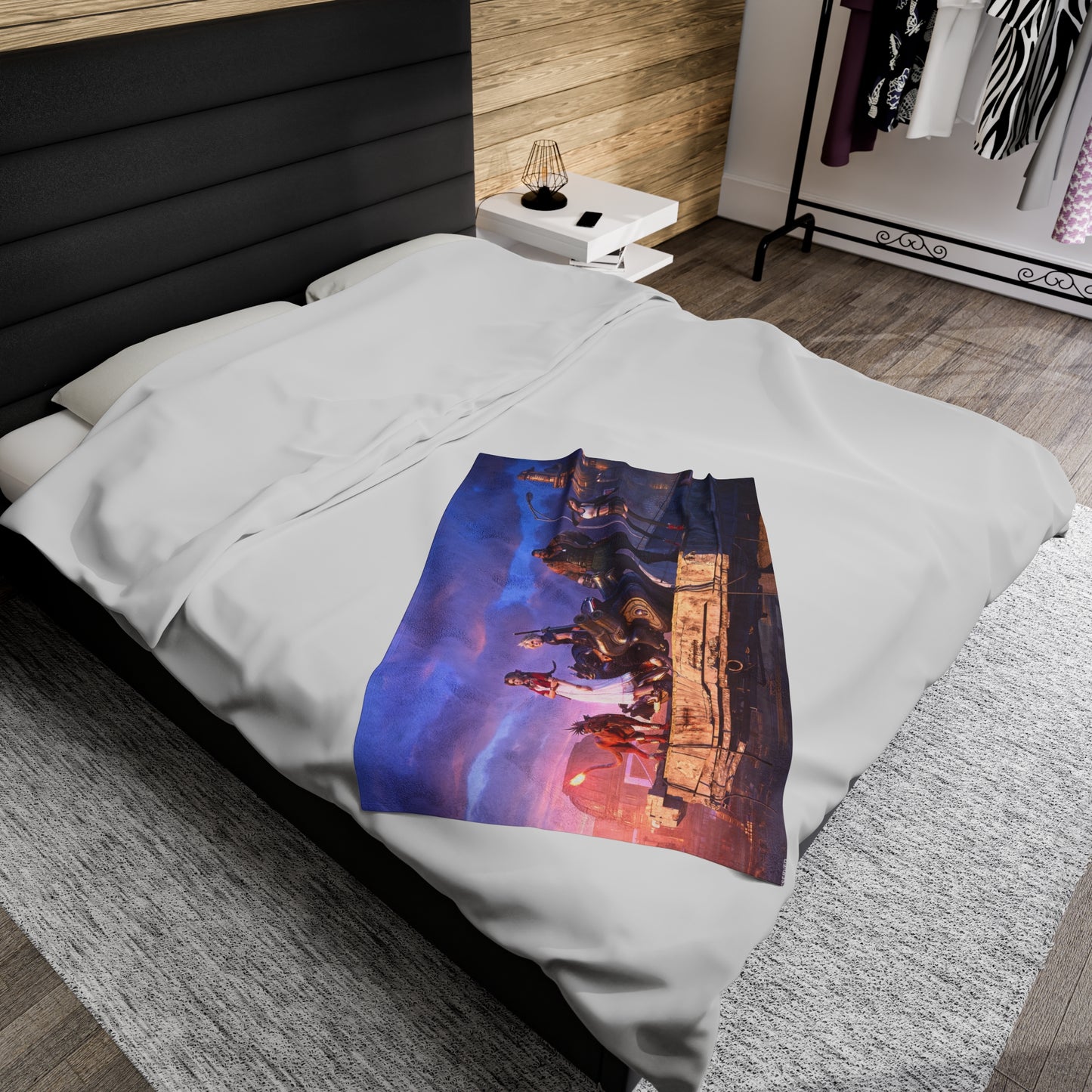 Final Fantasy VII Remake Velveteen Plush Blanket