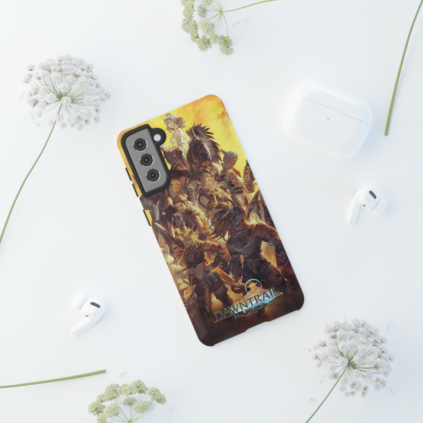 Final Fantasy XIV Dawntrail | Enhance Tough Phone Cases for iPhone 11-15 Pro Max / Samsung S21 - 23 Ultra / Pixel 5 - 7