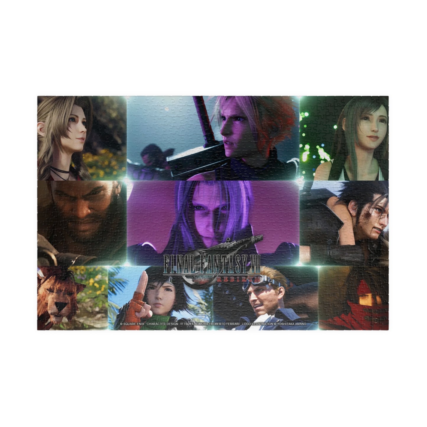 Final Fantasy VII Remake Rebirth |  Cloud Sephorith Aerith Barret Tifa Zack Yuffie Vincent Red XIII | Jigsaw Puzzle (1014-piece Horizontal | Vertical)