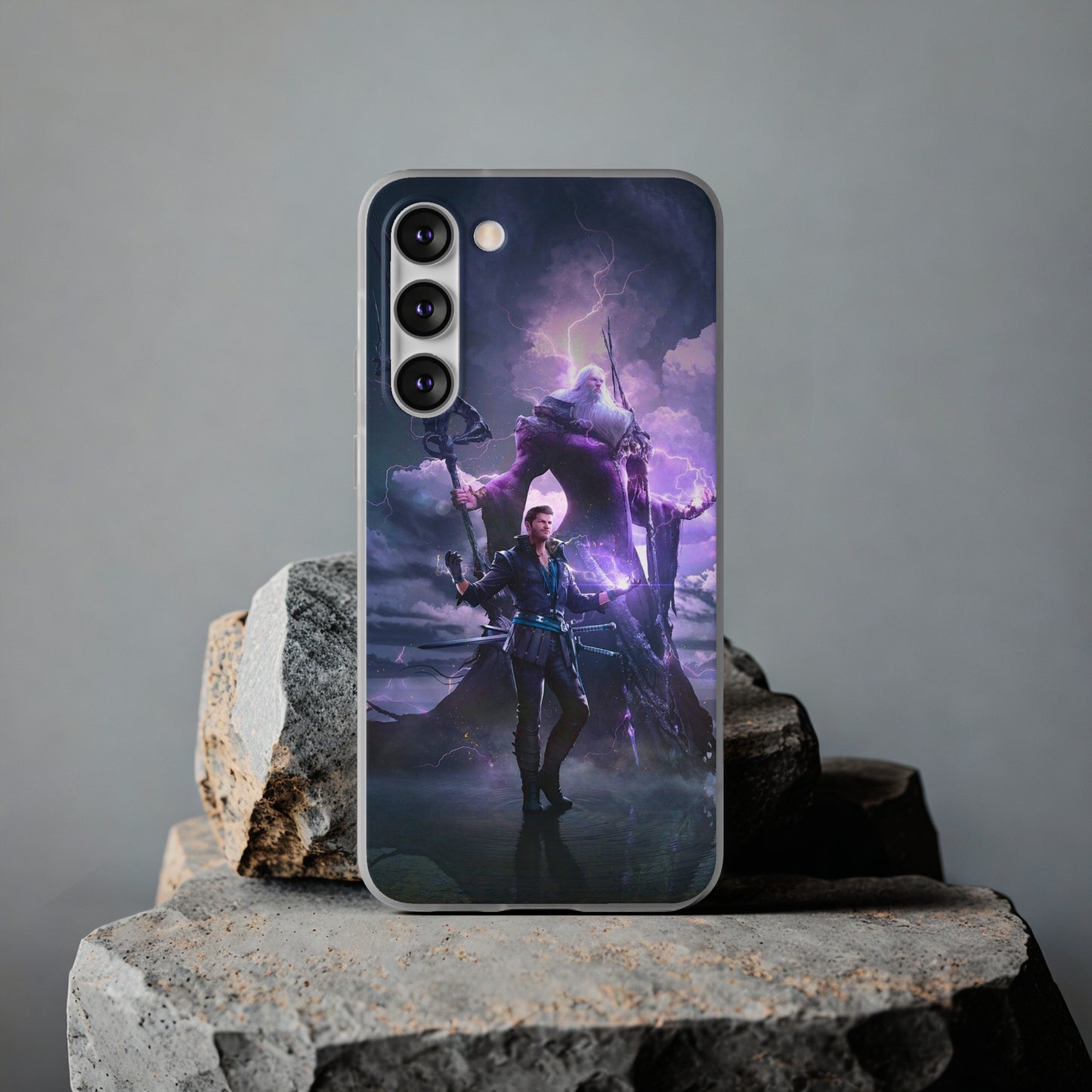 Final Fantasy XVI Cidolfus Telamon | Flexible Phone Case | Iphone 11-14 Pro Max | Samsung 21-23 Ultra | Gift Packages Choice