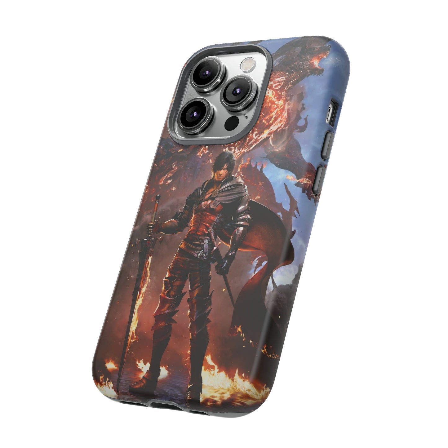 Final Fantasy XVI | Clive Rosfield | Enhance Tough Phone Cases for iPhone 11-15 Pro Max / Samsung S21 - 23 Ultra / Pixel 5 - 7