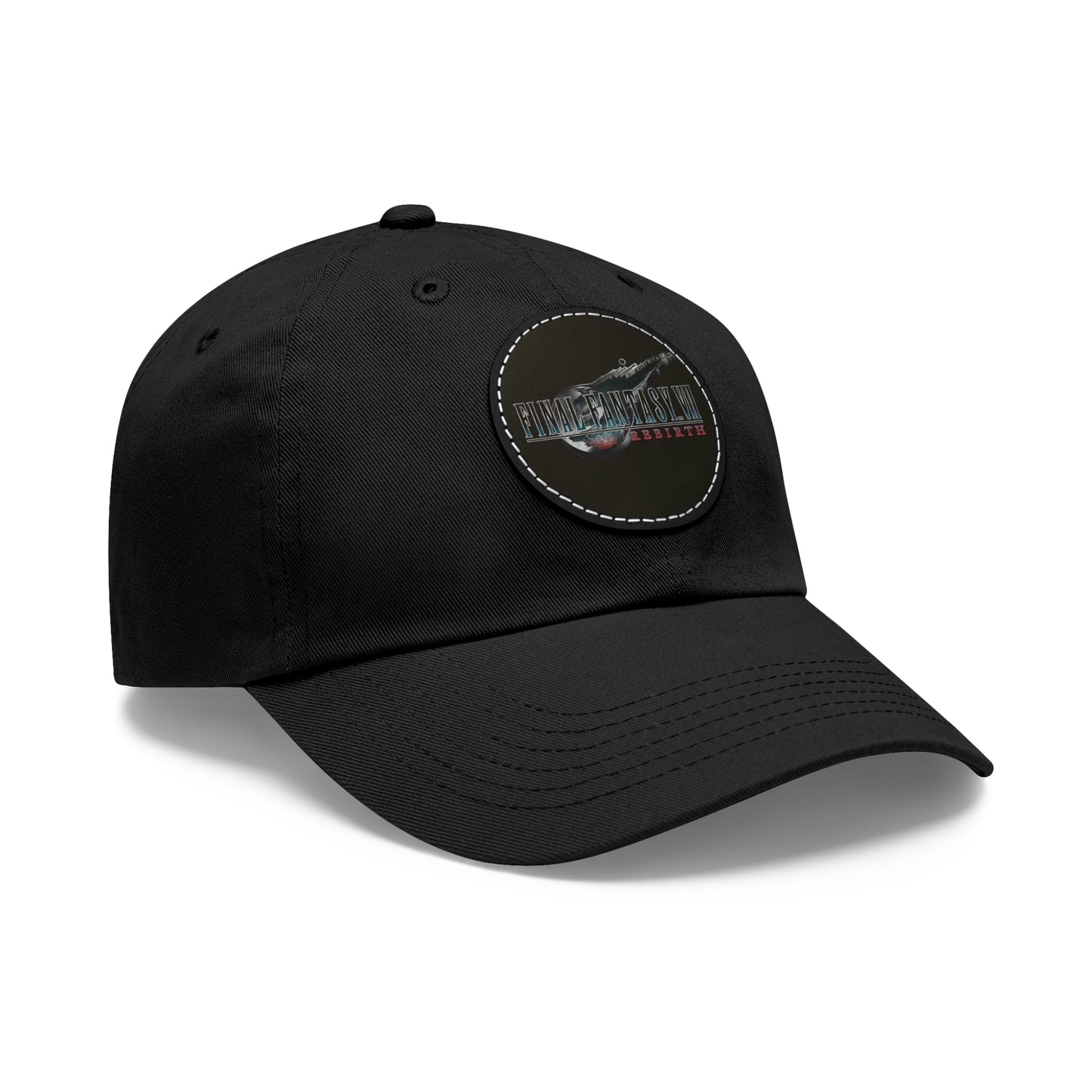 Final Fantasy VII Remake Rebirth Hat with Leather Patch (Round)