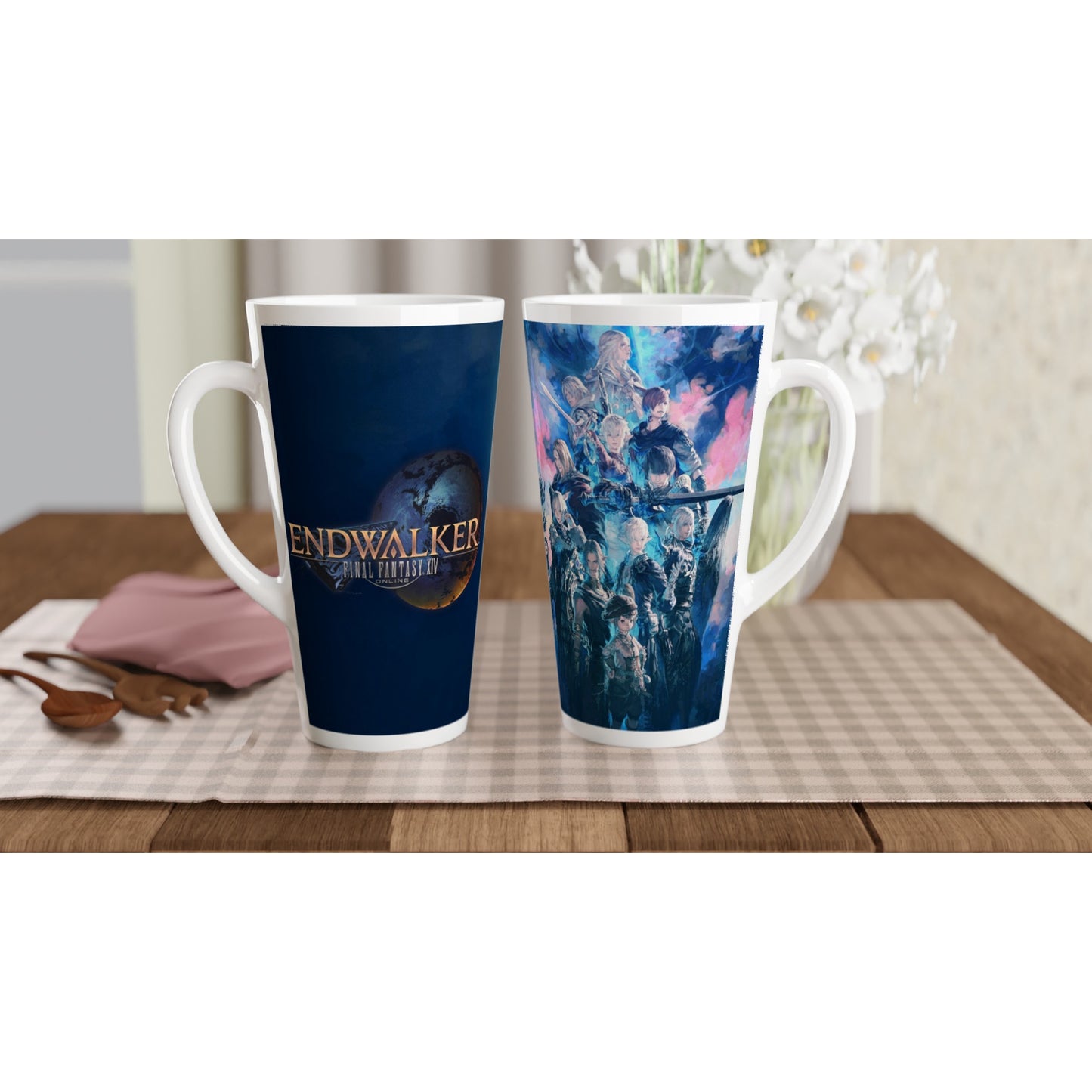 Final Fantasy XIV Endwalker | White Ceramic Mug | 3 Size