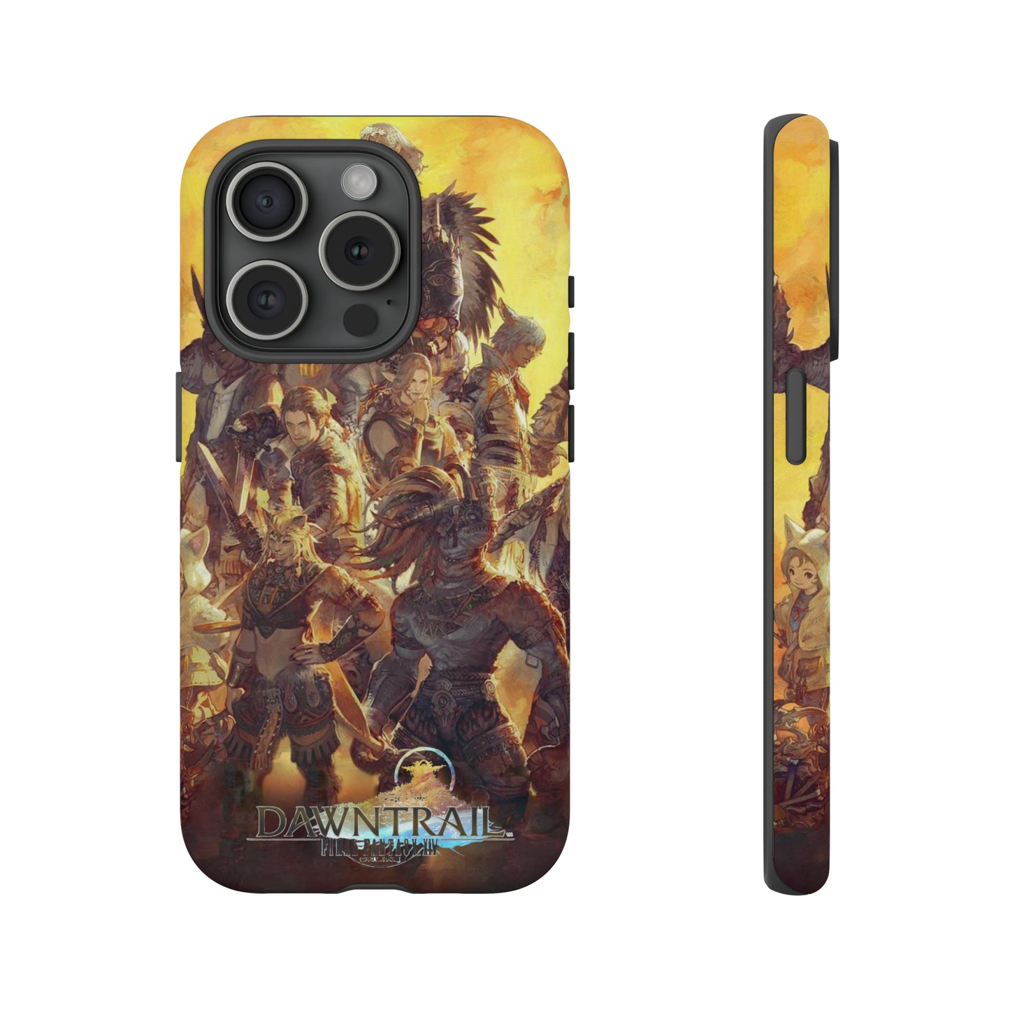 Final Fantasy XIV Dawntrail | Enhance Tough Phone Cases for iPhone 11-15 Pro Max / Samsung S21 - 23 Ultra / Pixel 5 - 7