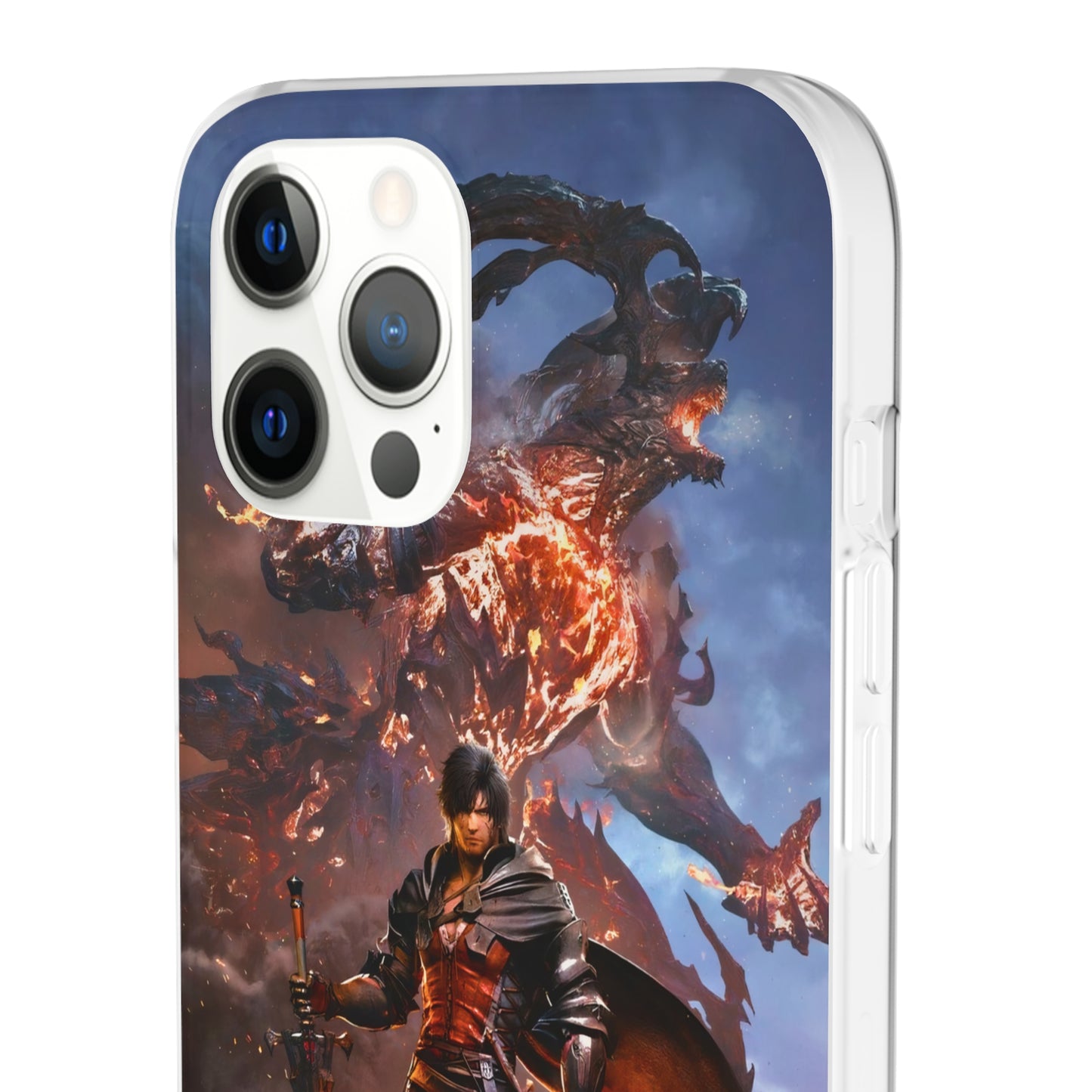 Final Fantasy XVI Clive Rosfield | Flexible Phone Case | Iphone 11-14 Pro Max | Samsung 21-23 Ultra | Gift Packages Choice