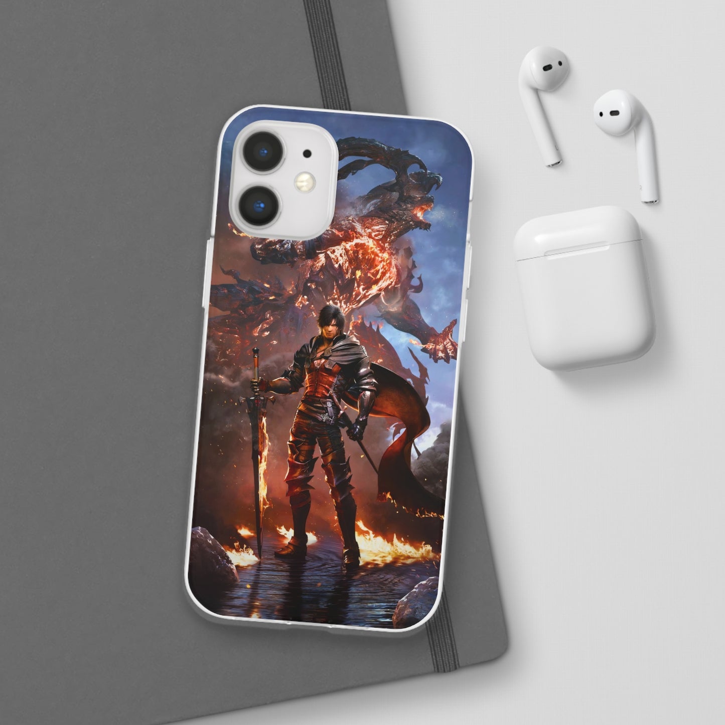 Final Fantasy XVI Clive Rosfield | Flexible Phone Case | Iphone 11-14 Pro Max | Samsung 21-23 Ultra | Gift Packages Choice