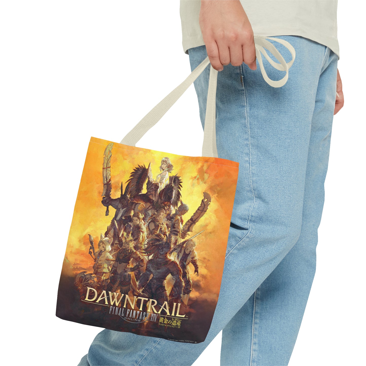 Final Fantasy XIV Dawntrail | Tote Bag (AOP) | 5 color Handle