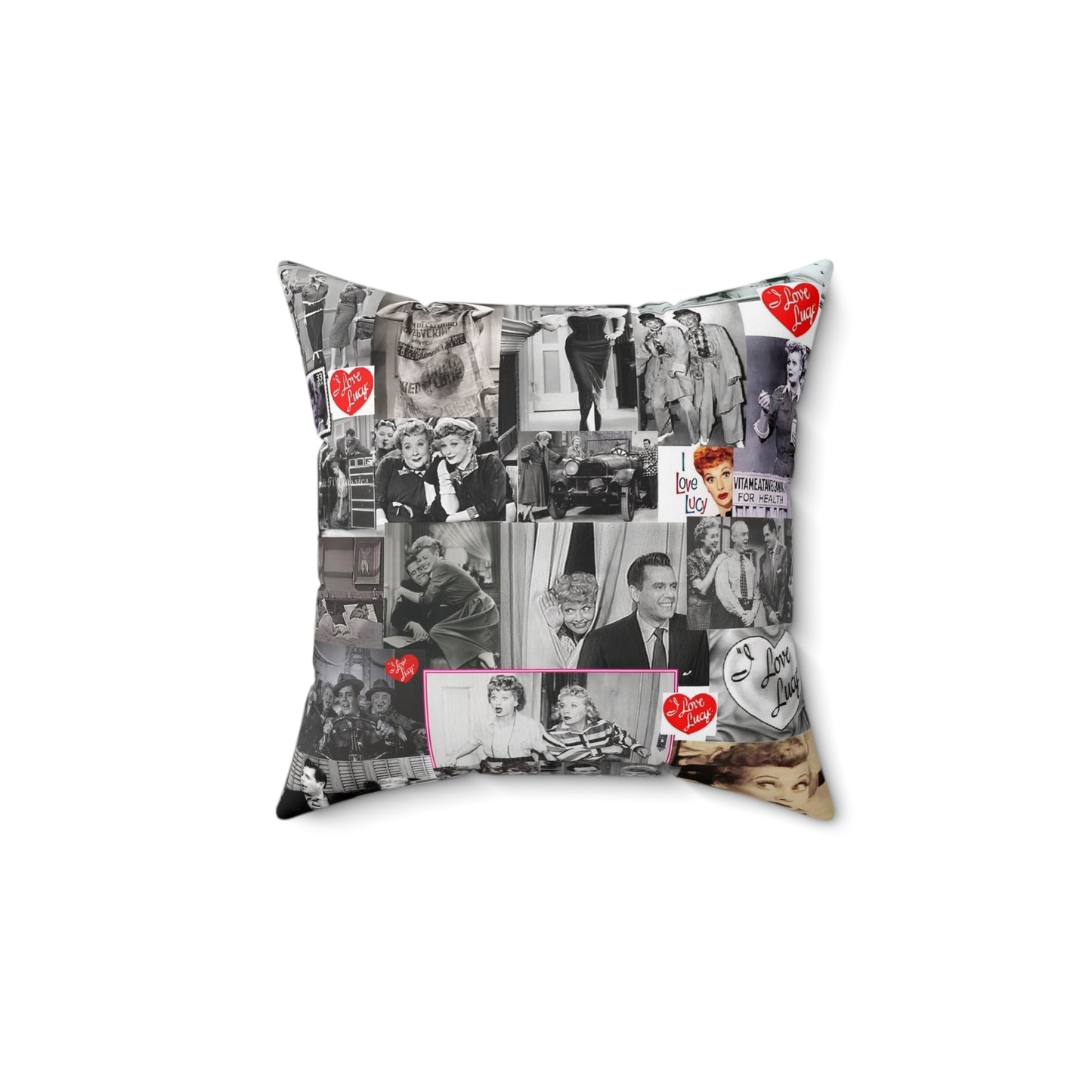 I Love Lucy Spun Polyester Square Pillow