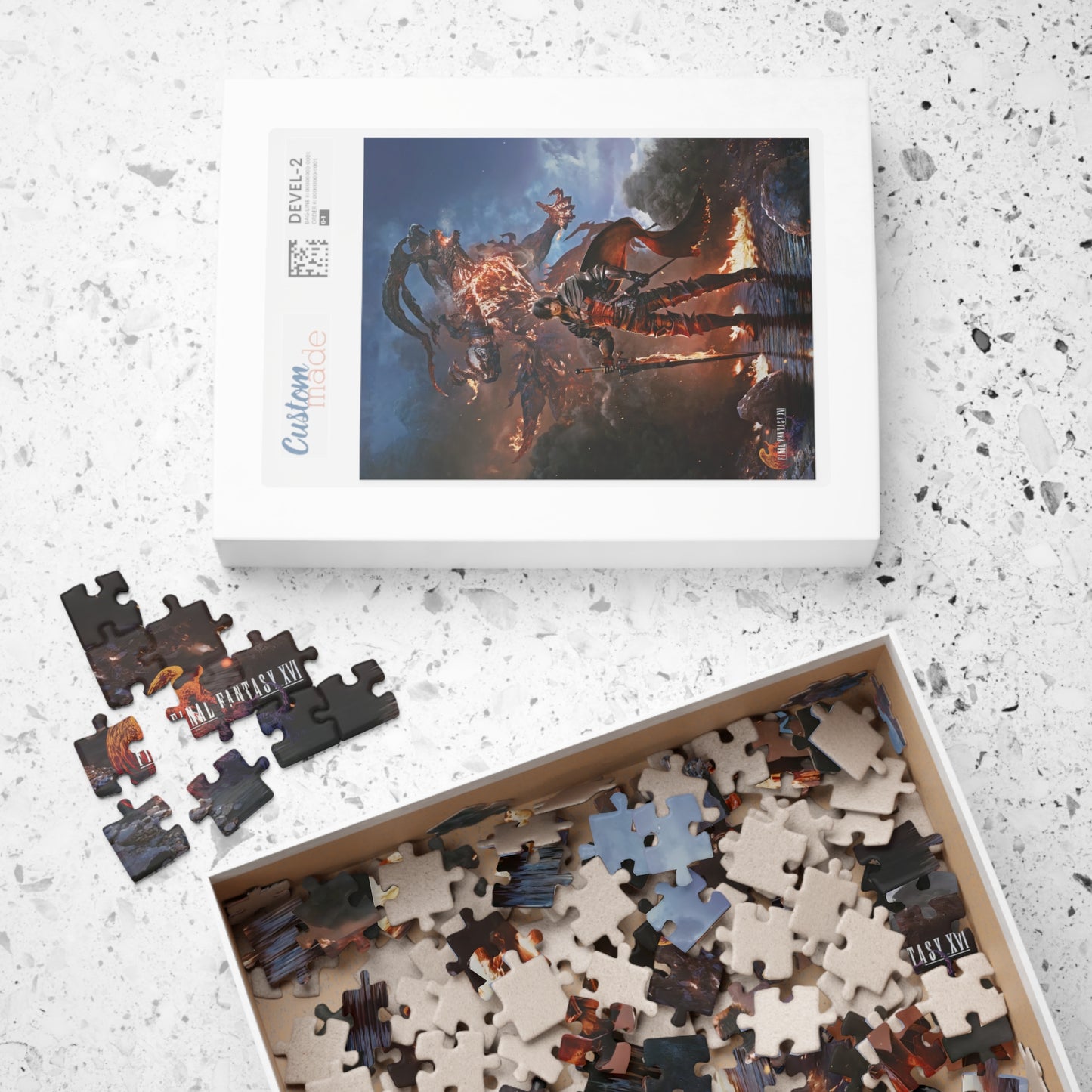 Final Fantasy XVI Clive Rosfield Art Jigsaws Puzzle (252,520,1014-piece) Game Gift | Gamer gift