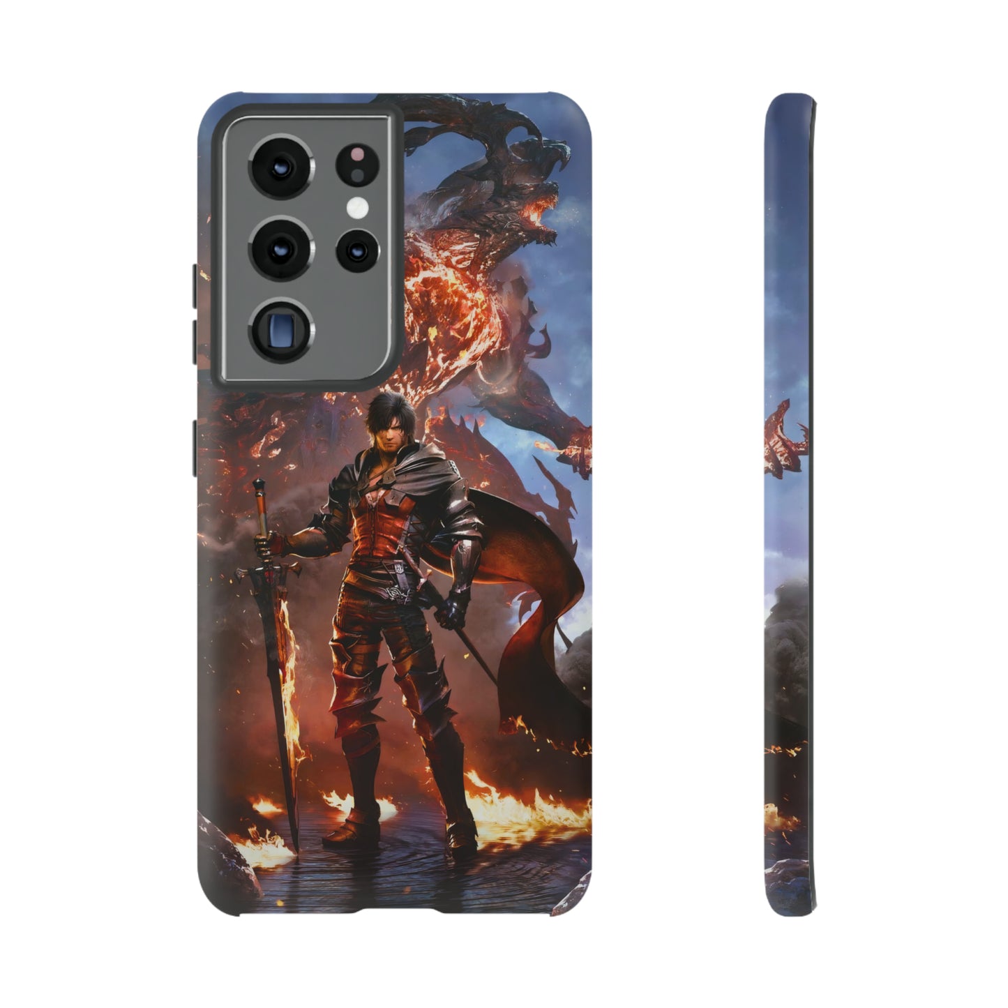 Final Fantasy XVI | Clive Rosfield | Enhance Tough Phone Cases for iPhone 11-15 Pro Max / Samsung S21 - 23 Ultra / Pixel 5 - 7