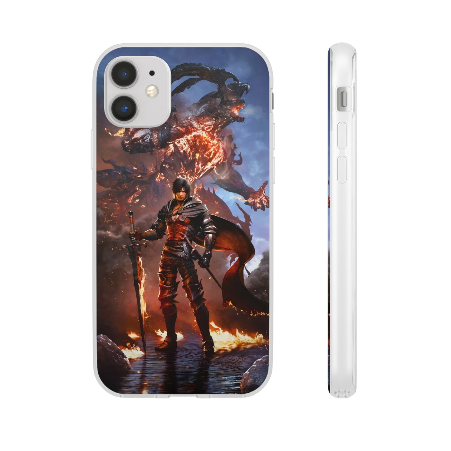 Final Fantasy XVI Clive Rosfield | Flexible Phone Case | Iphone 11-14 Pro Max | Samsung 21-23 Ultra | Gift Packages Choice