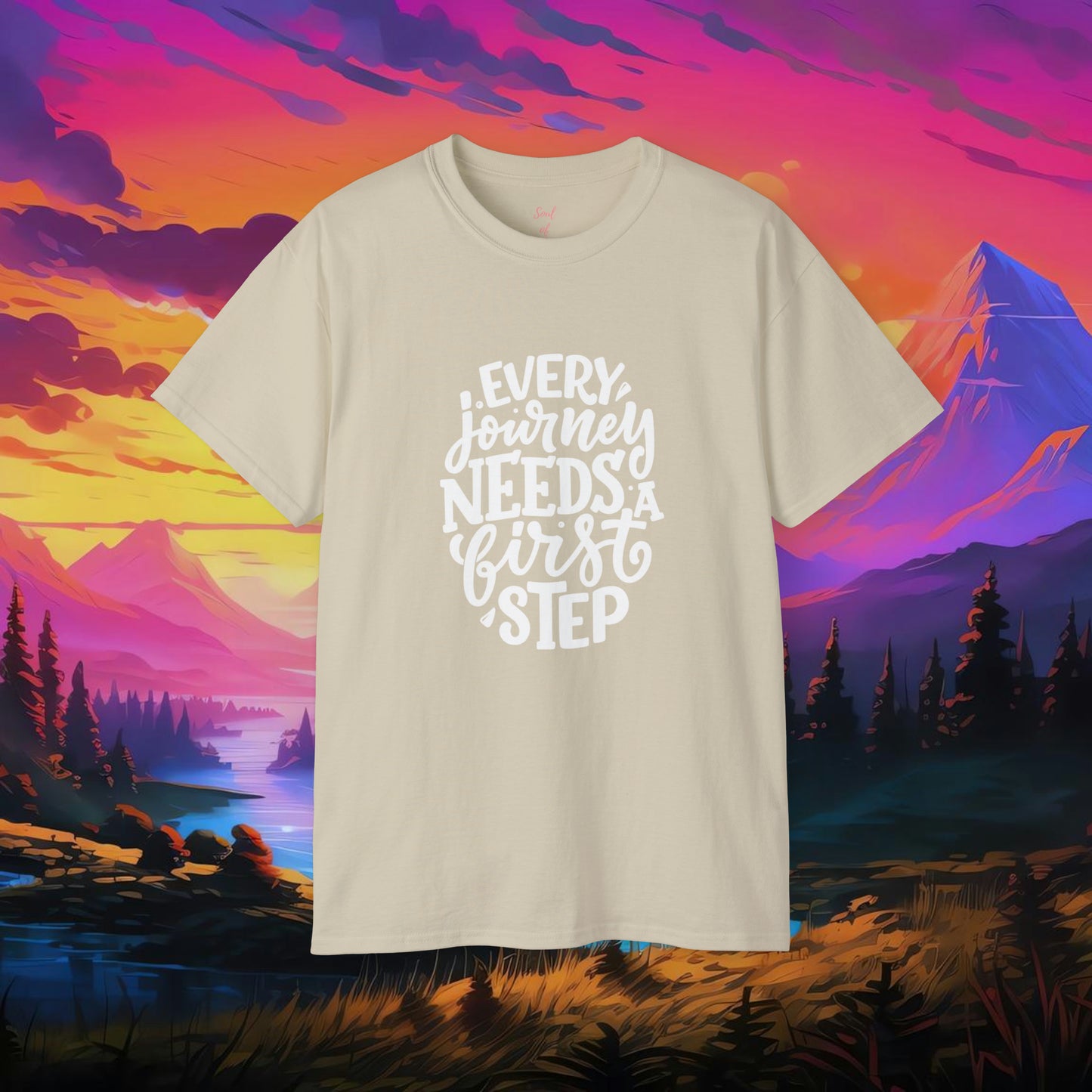 Every Journey Need First Step Unisex Ultra Cotton Tee